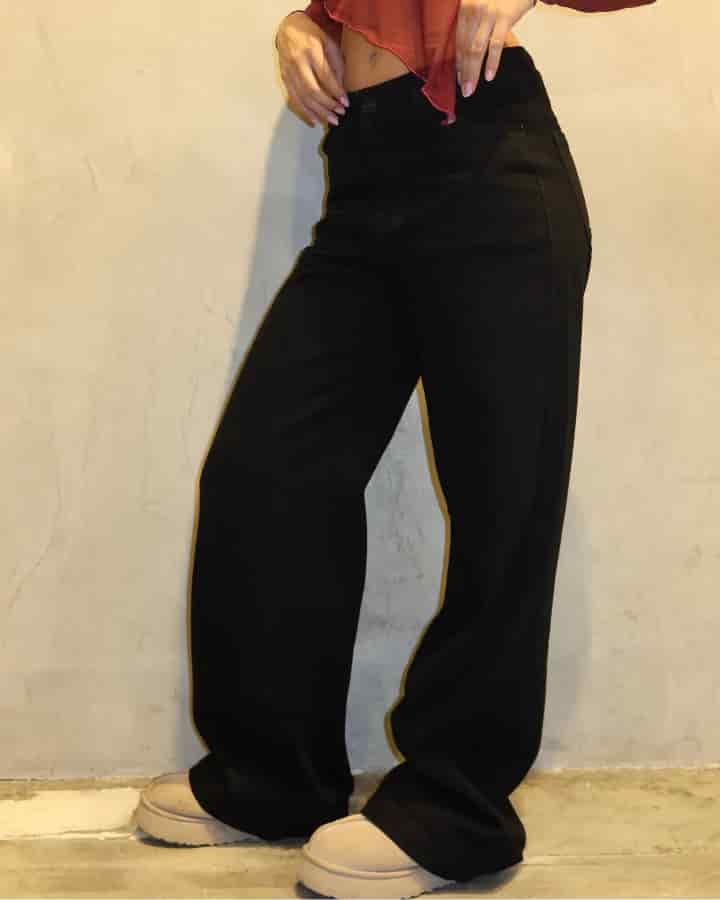 JEAN STRAIGHT BASIC NEGRO - miniatura 9