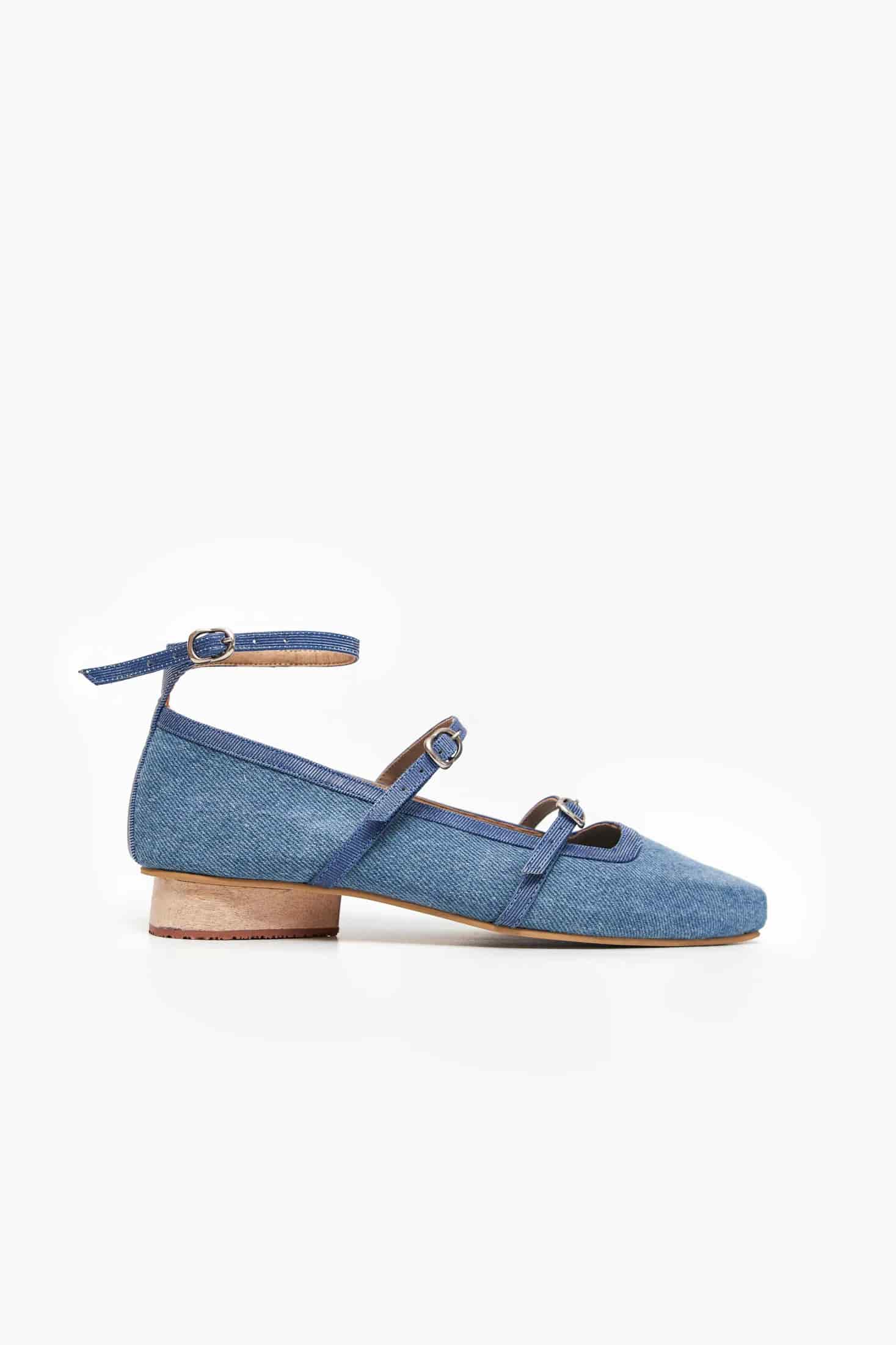 Baleta Mesh Denim - miniatura 4