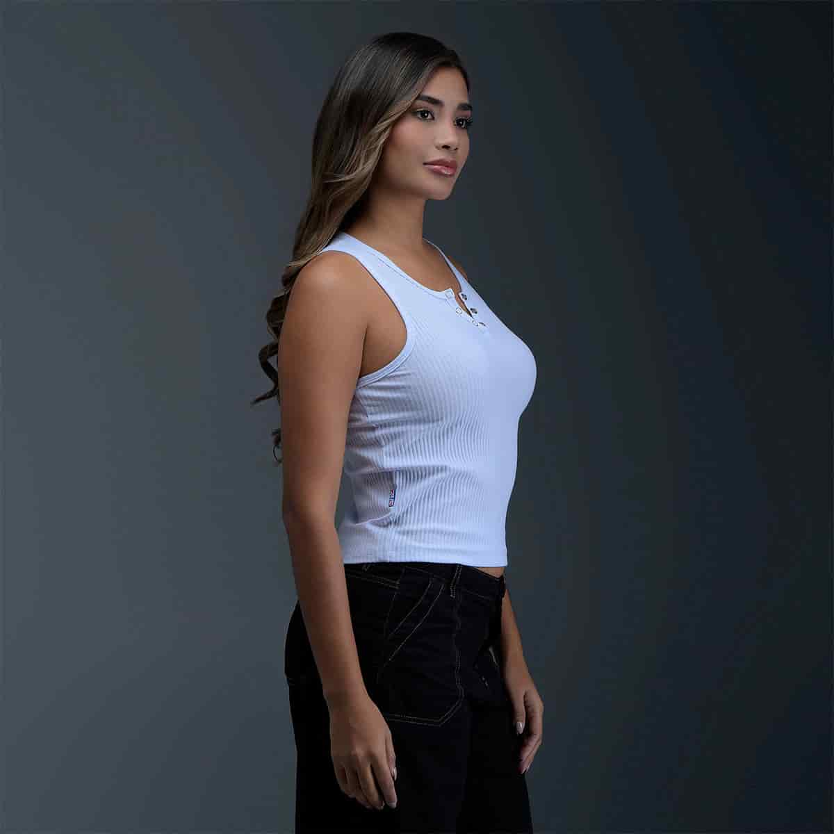Blusa Blanca Mujer - miniatura 3