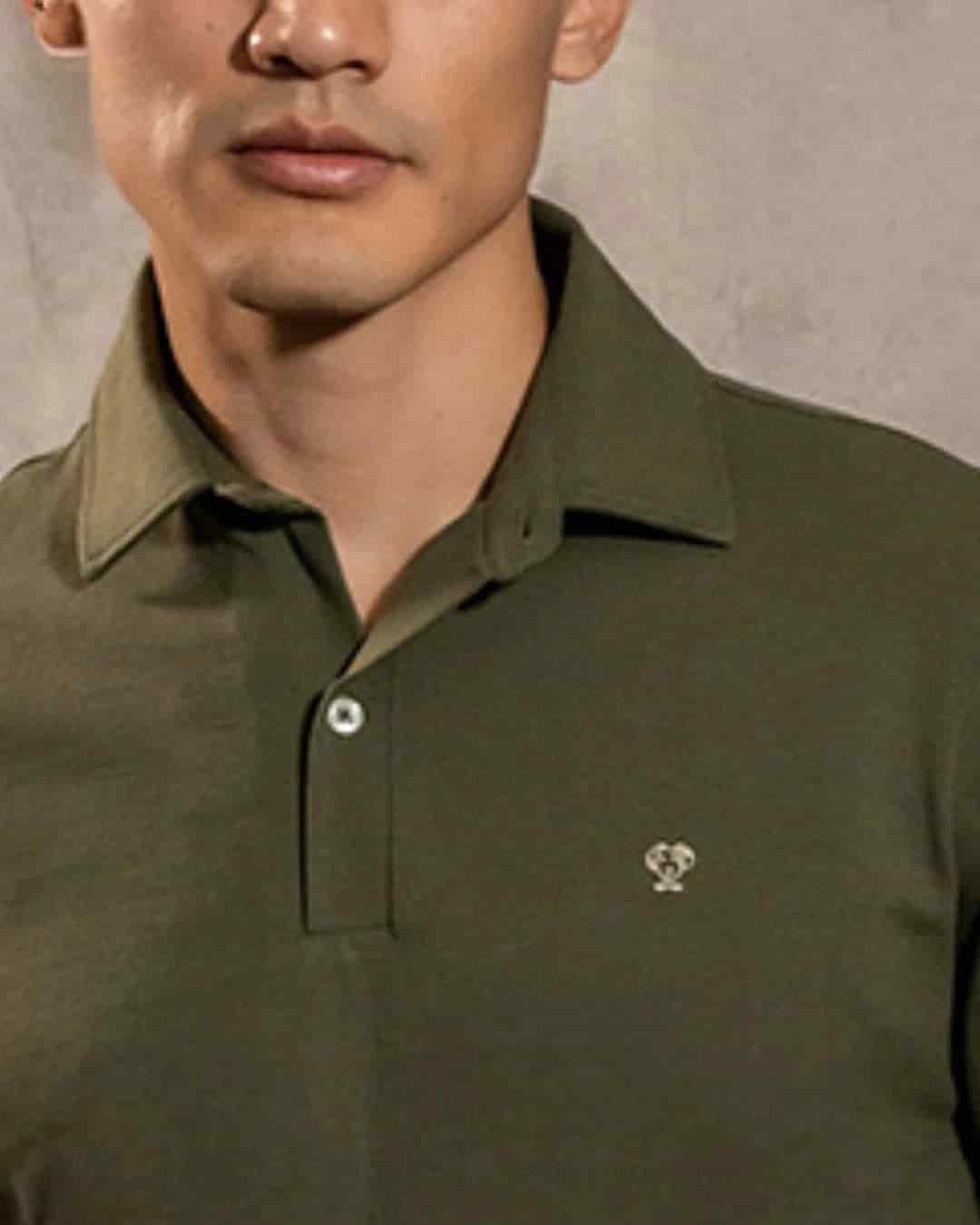 Polo Antimanchas Verde Militar - miniatura 2