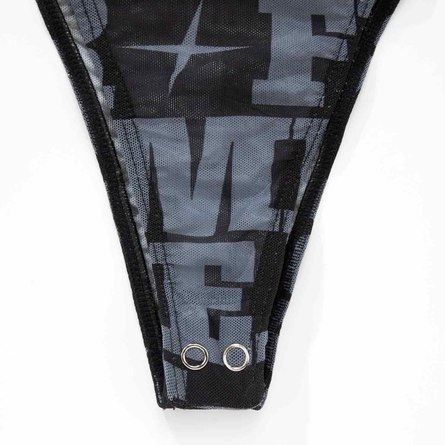 True X Smirnoff Mesh Bodysuit - Black - miniatura 11