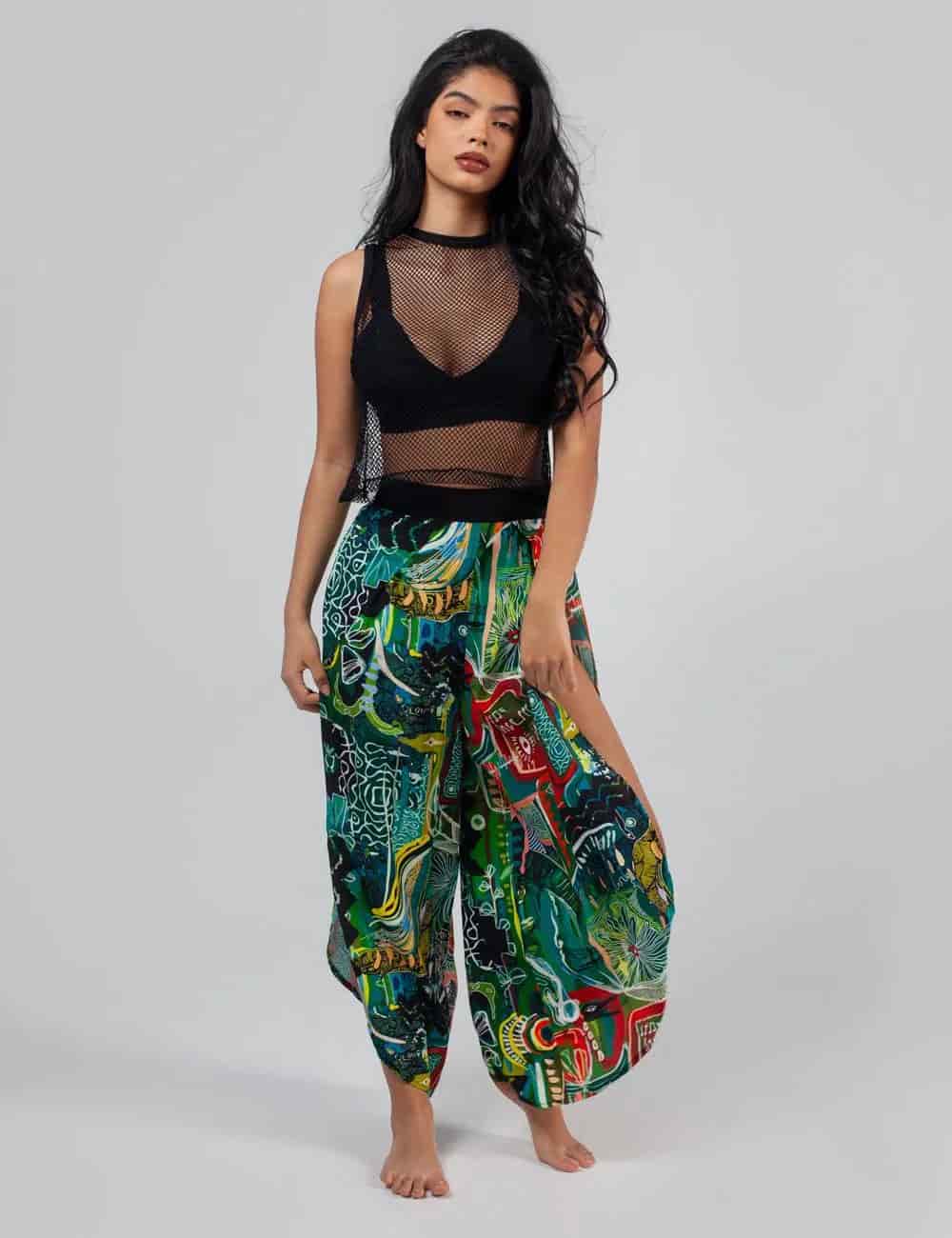 Pantalón Tulipán Yagé multicolor Mujer - miniatura 6