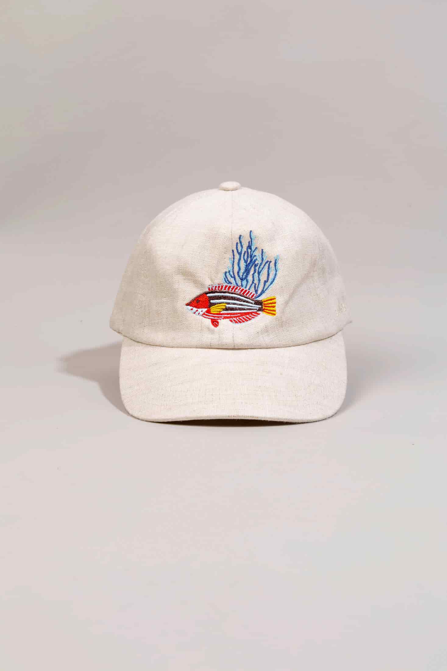 Men's linen cap nemo embroidered - miniatura 4