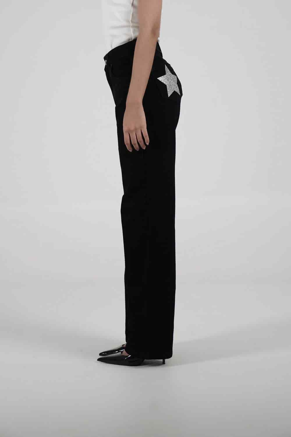 Double Black Star Jeans (Silver) - miniatura 4