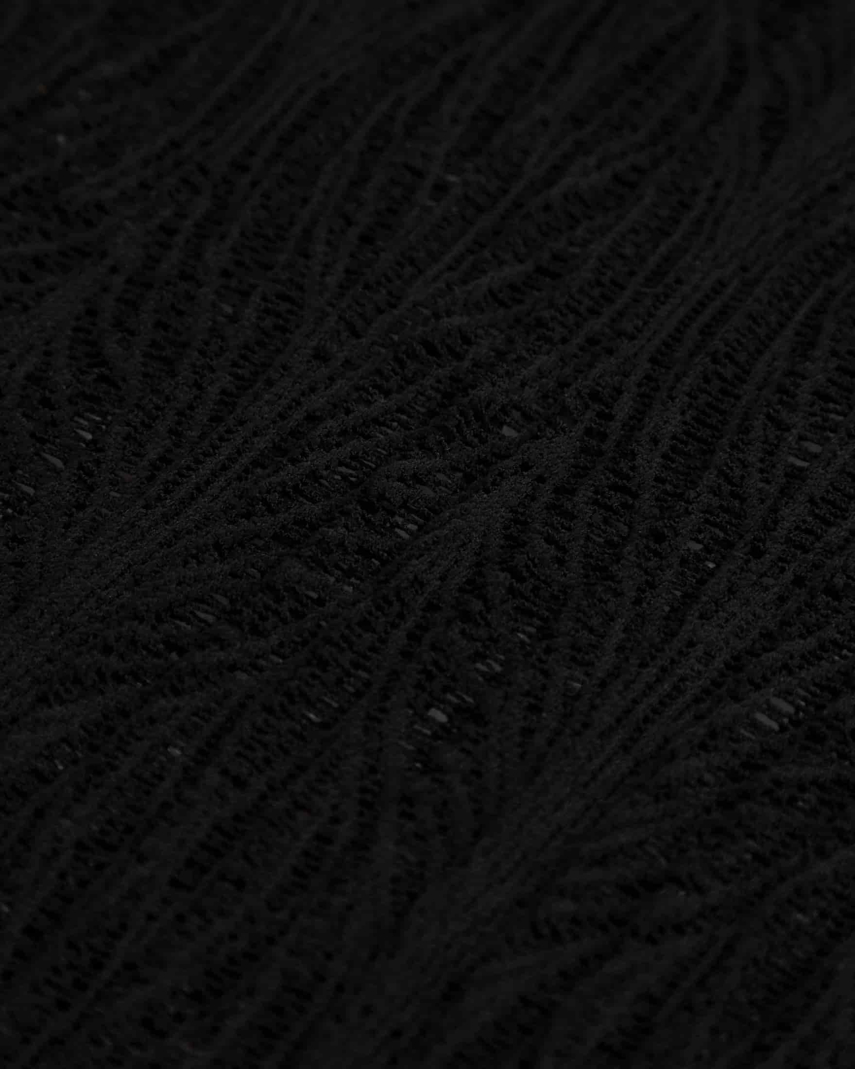 Basics Turtle Neck Top Transparent Black - miniatura 4