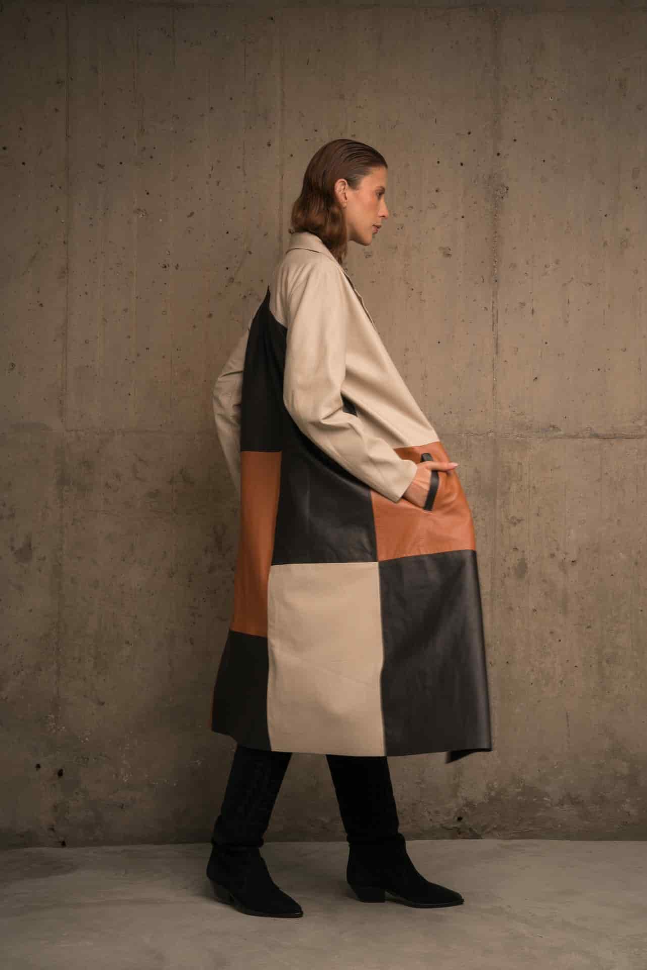 MAXI PILU BLOCK COAT - miniatura 3