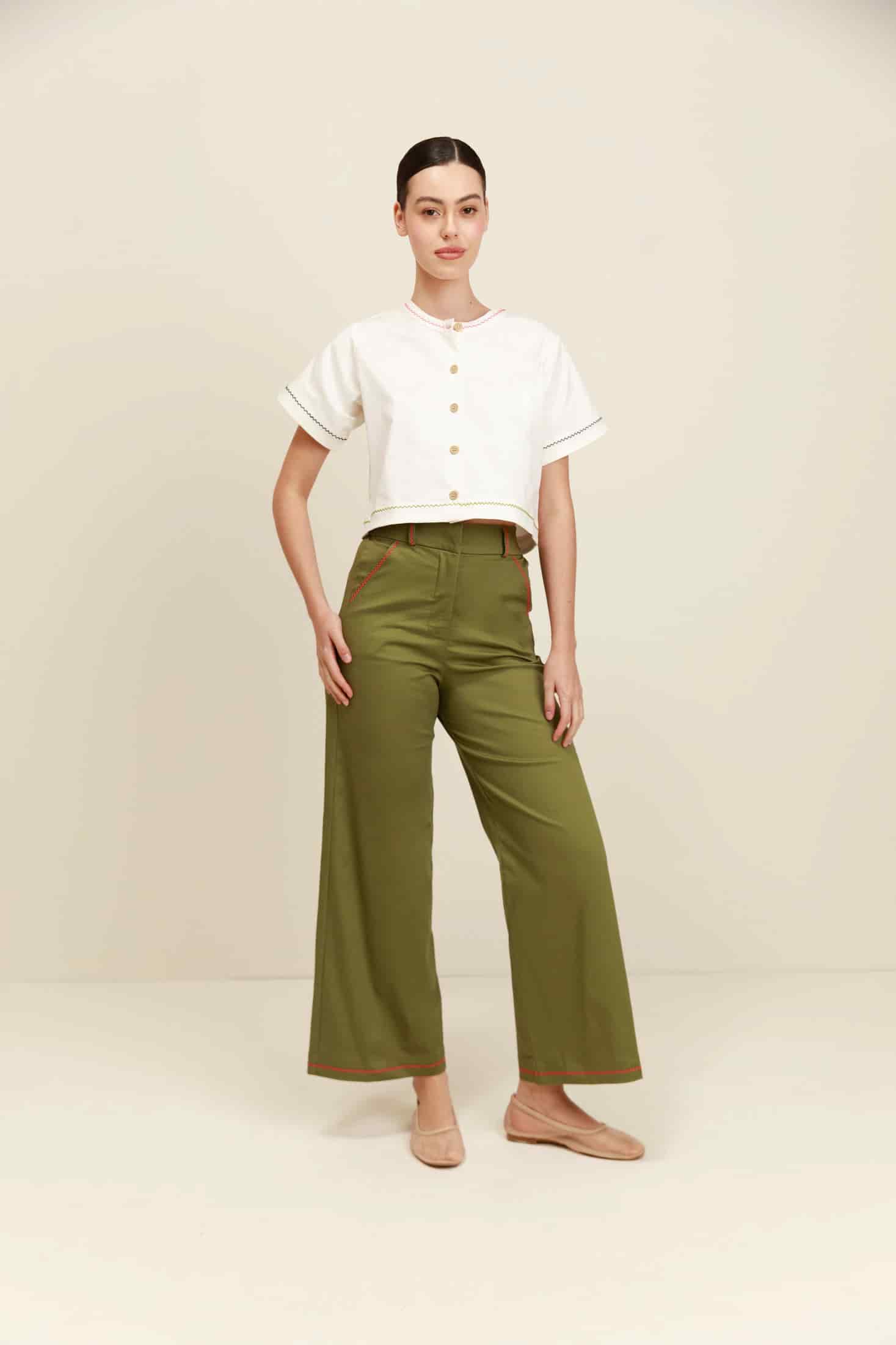 Profeta Pants in Olive - miniatura 2