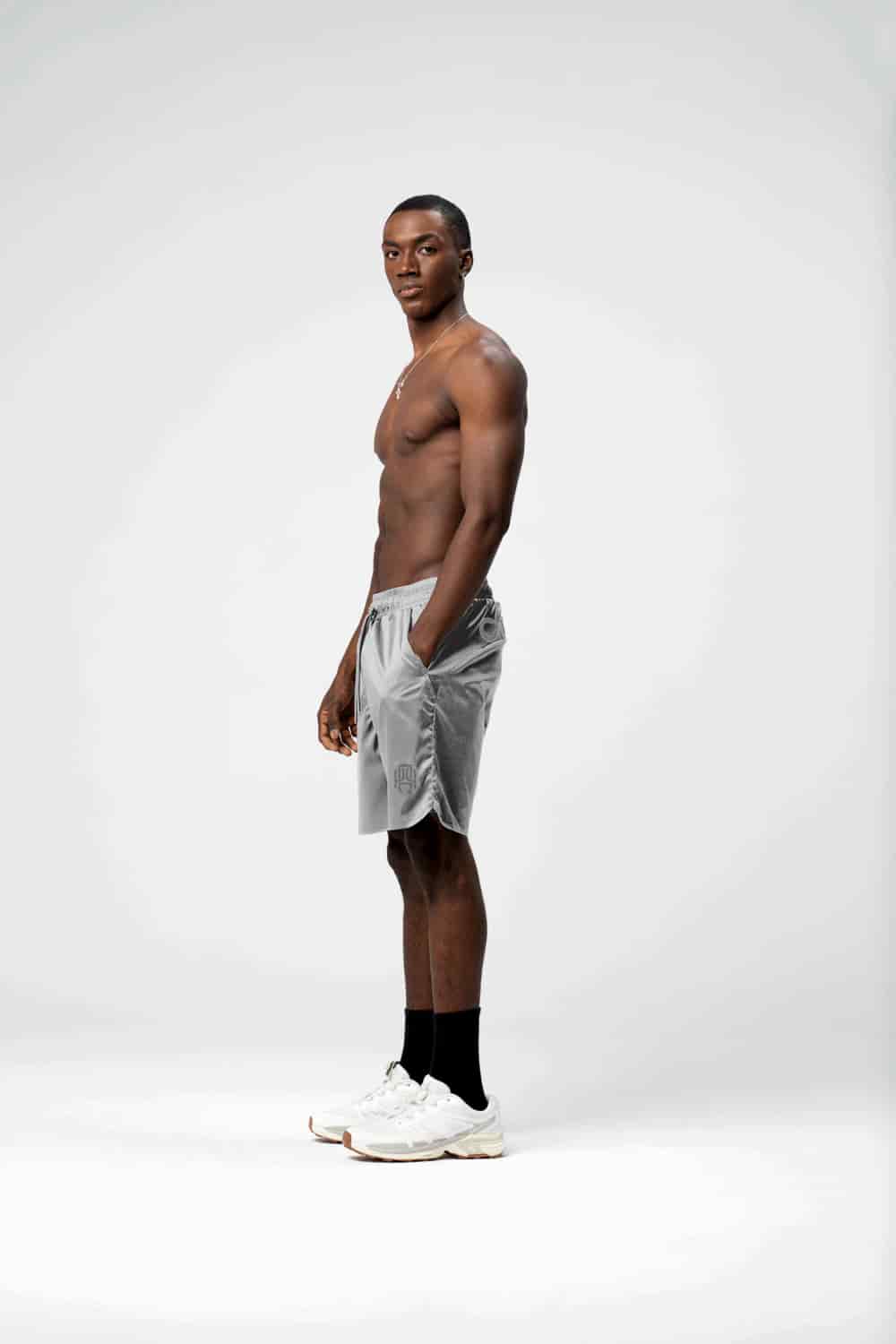 CROWN GREY SHORTS - miniatura 1