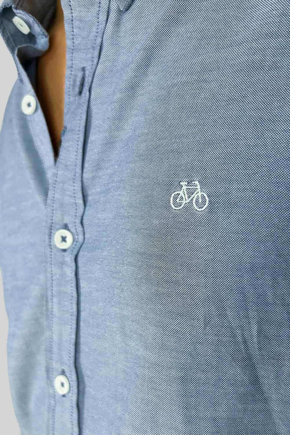 CAMISA OXFORD DOTTED BLUE - miniatura 3