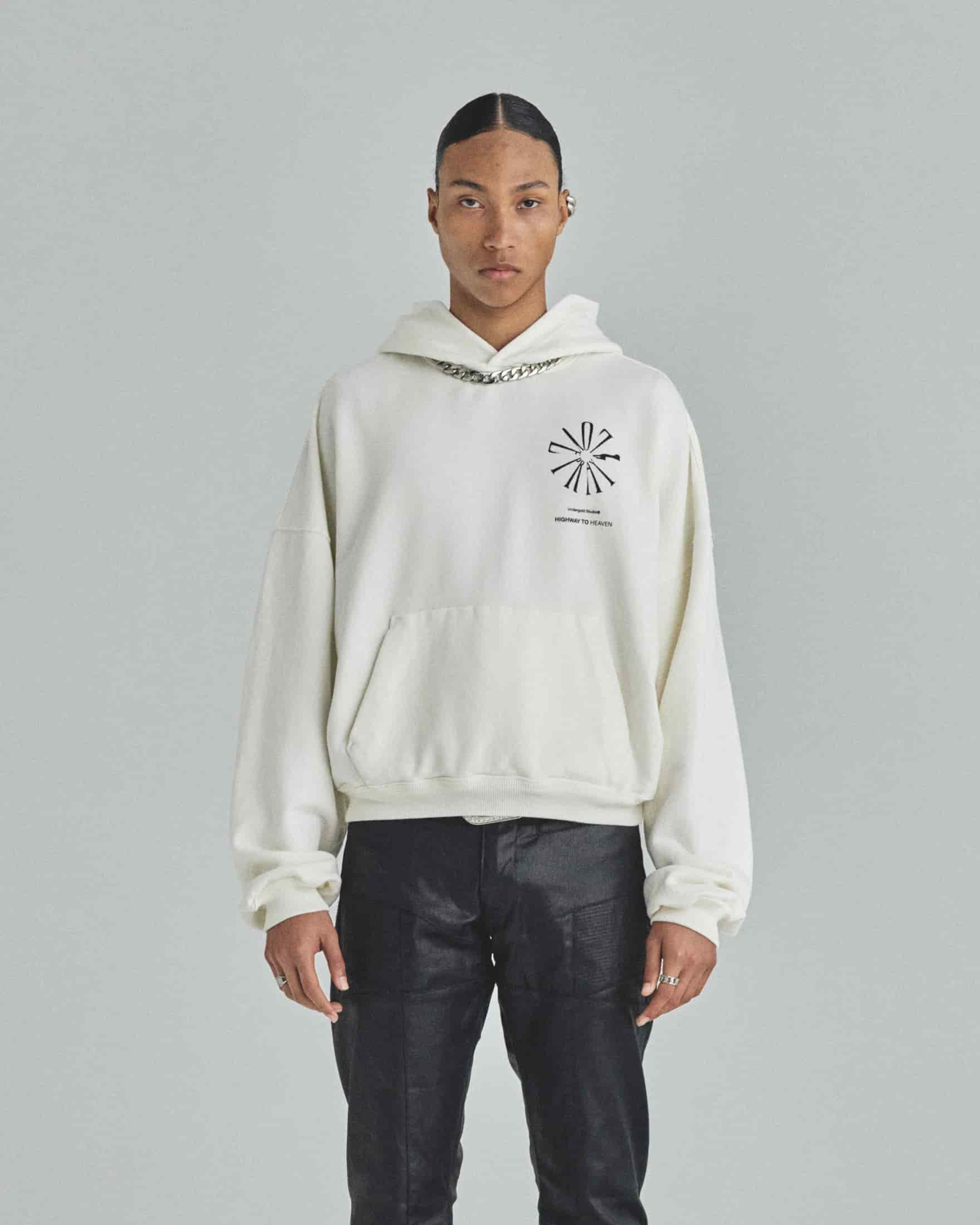 Spring Pray 4 Love Boxy Fit Hoodie White - miniatura 2