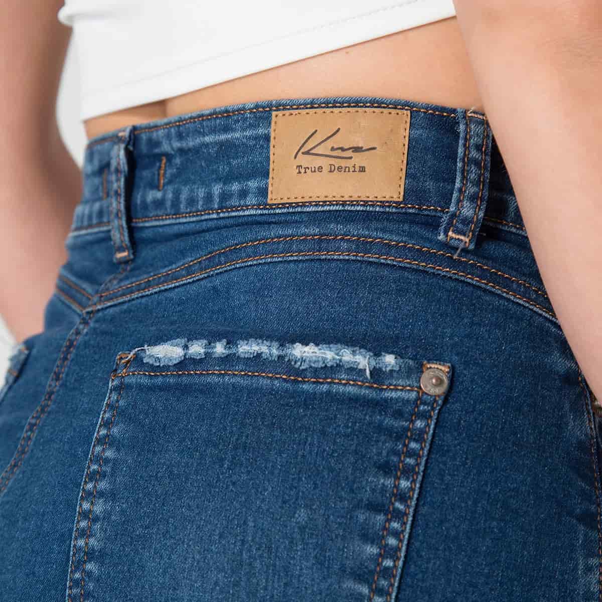 Falda Denim Corta Tego - miniatura 5