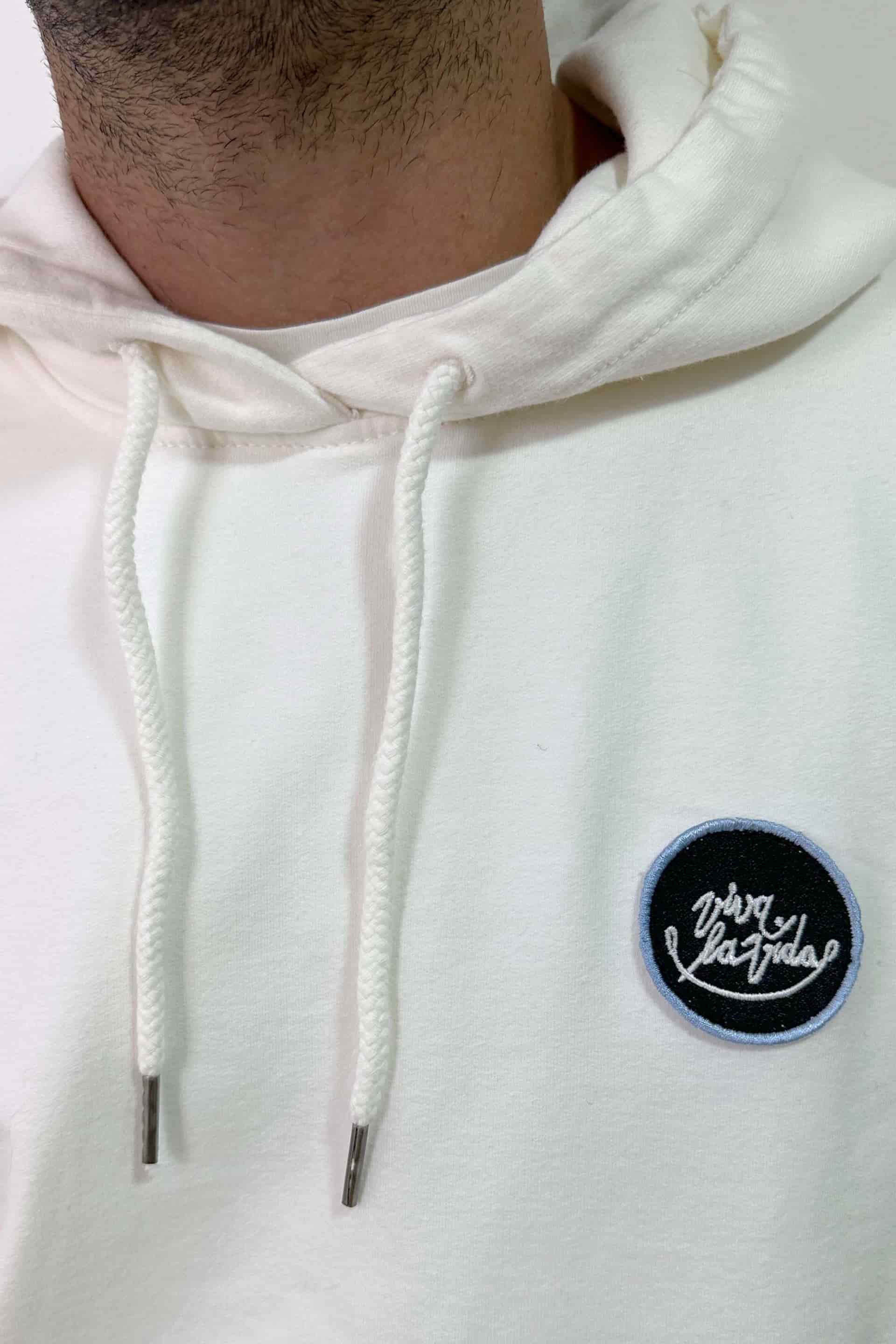 HOODIE VLV OFF WHITE - miniatura 2