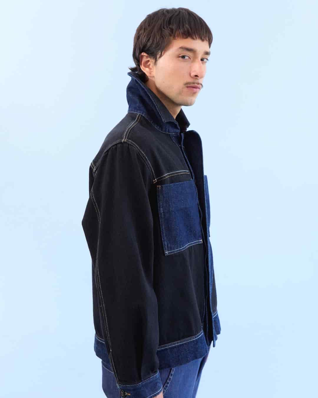 Chaqueta SAMBA NEGRO-AZUL - miniatura 8