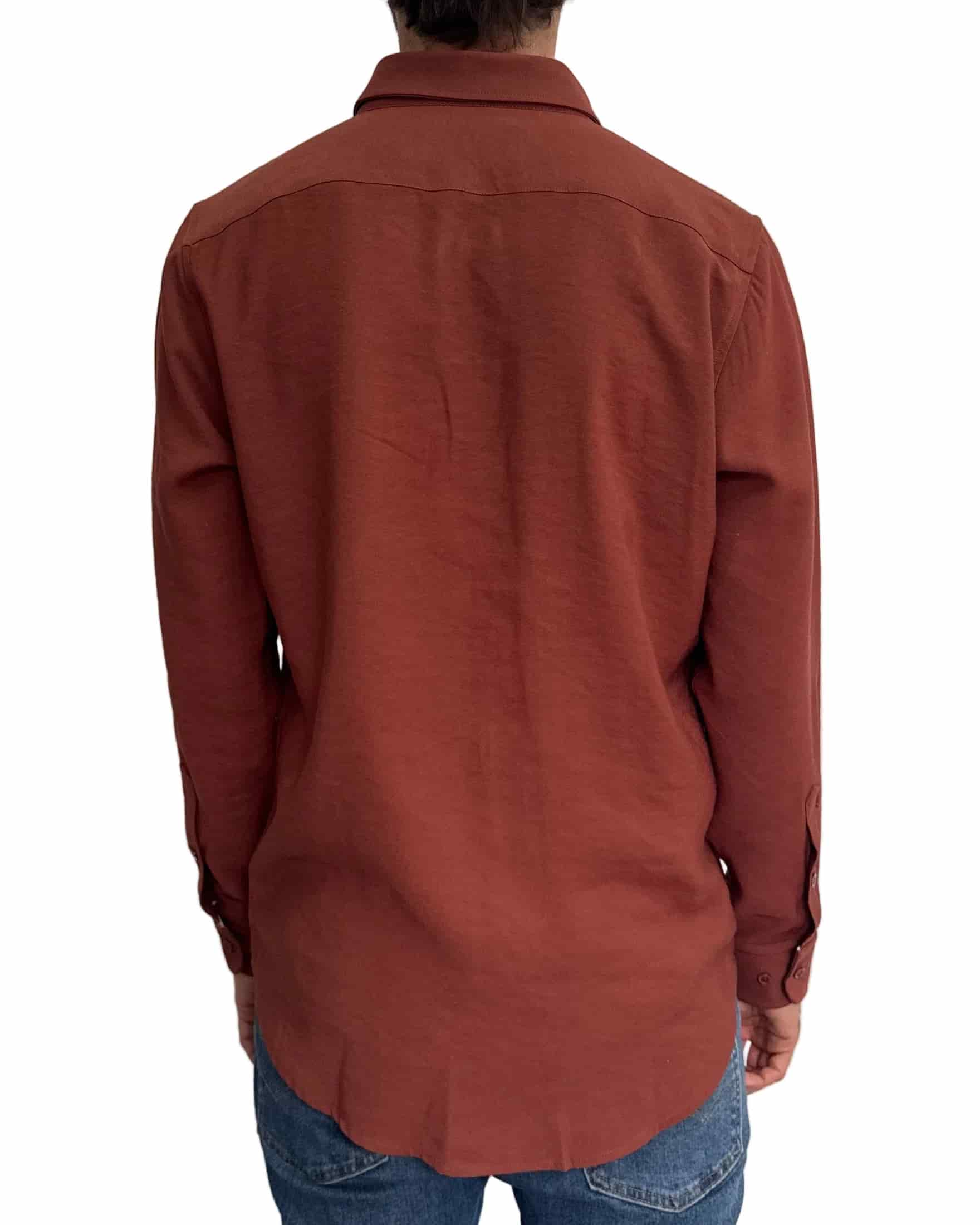 Camisa Terracota en rayón - miniatura 4