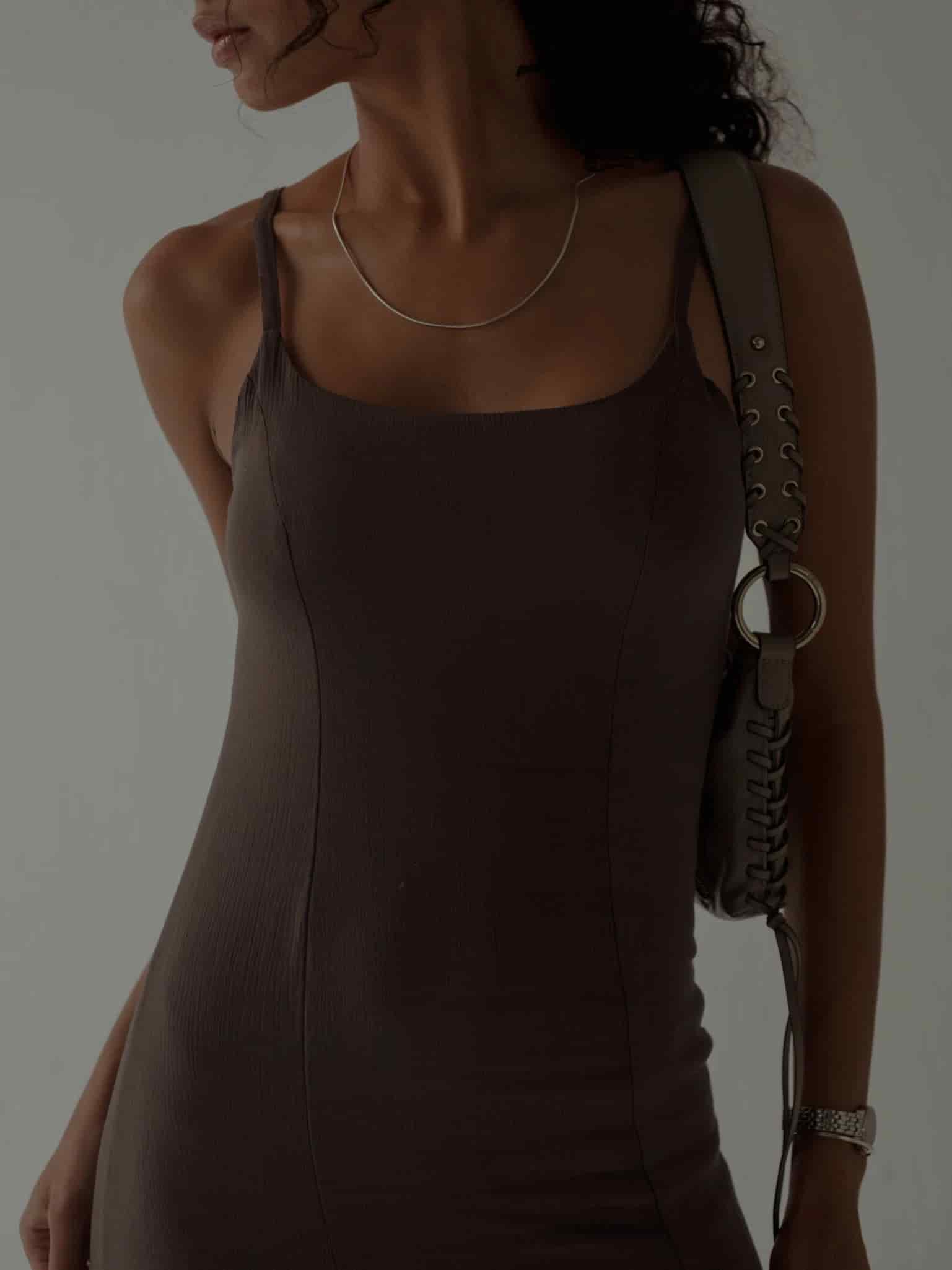 THE MINIMAL DRESS - ESPRESSO - miniatura 4