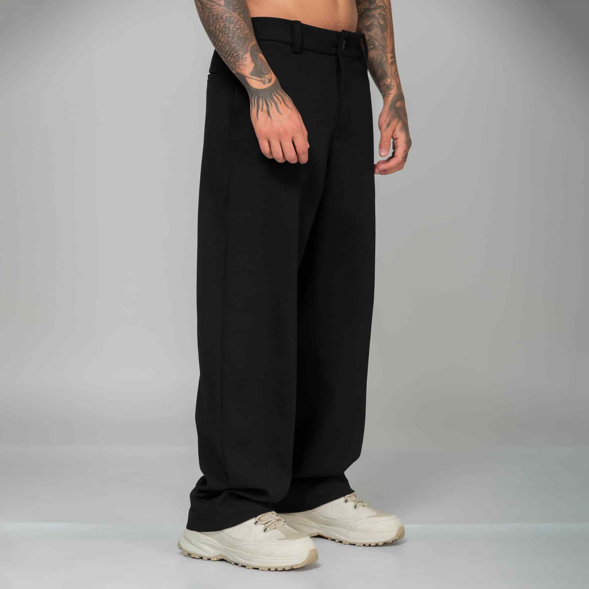Black EcoDrift Trousers - miniatura 5