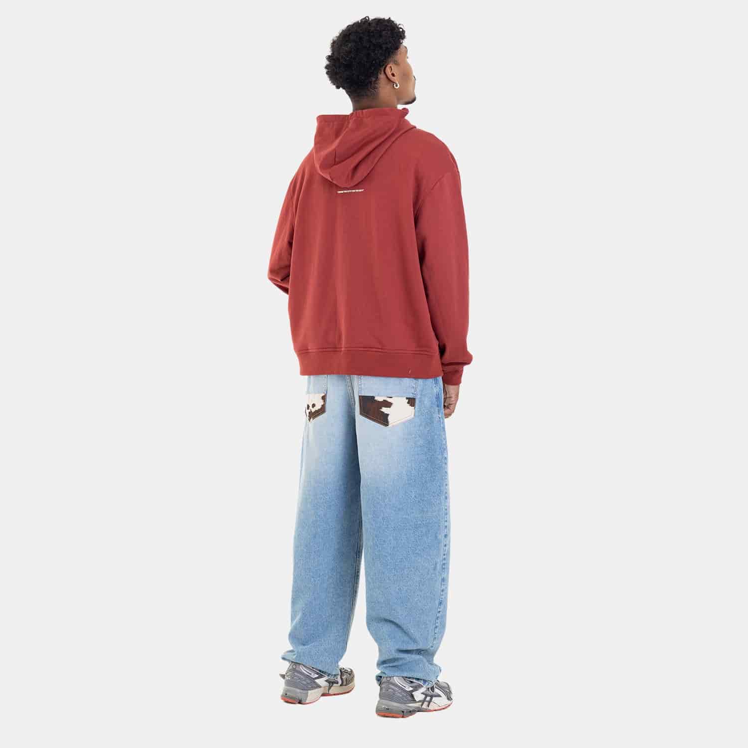 Zip Hoodie Regular Fit Red - miniatura 8