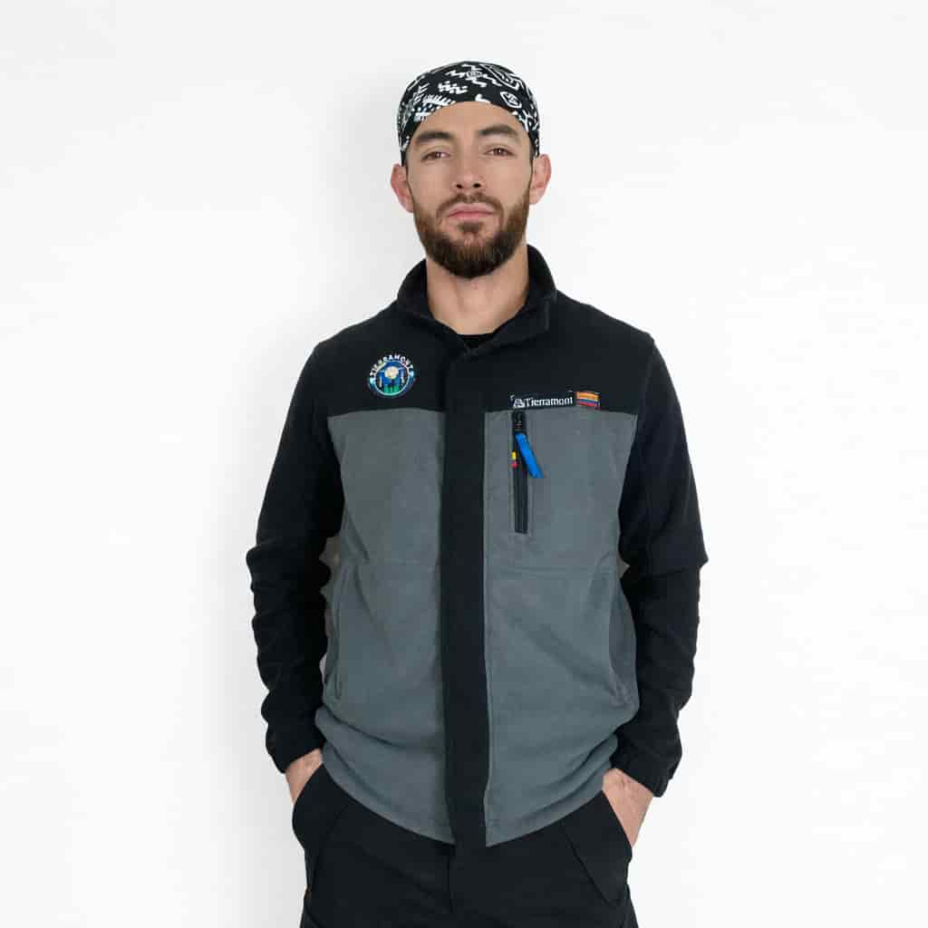 Buzo Térmico Bicolor Verde-Negro Hombre - miniatura 1