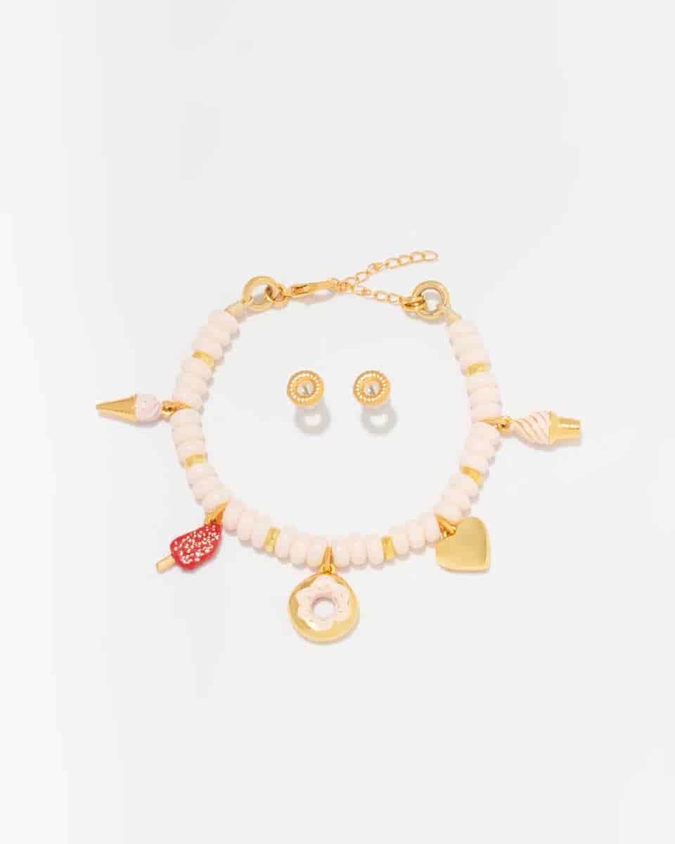 Pulsera Candy Love + Aretes - miniatura 2