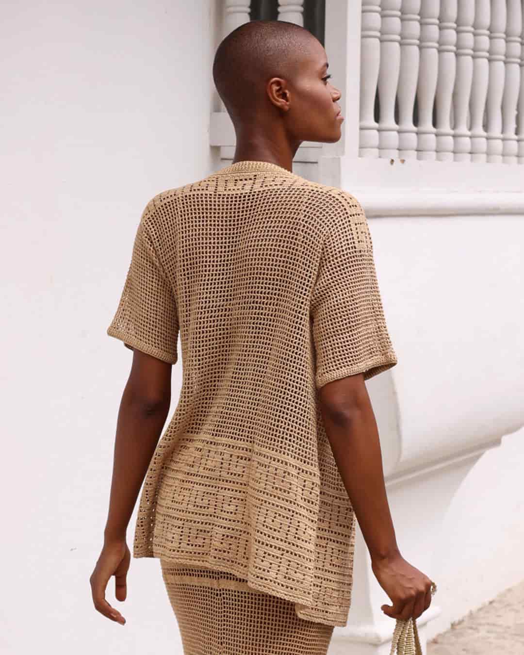 T-Shirt dress  Ipapüle Gold - miniatura 2