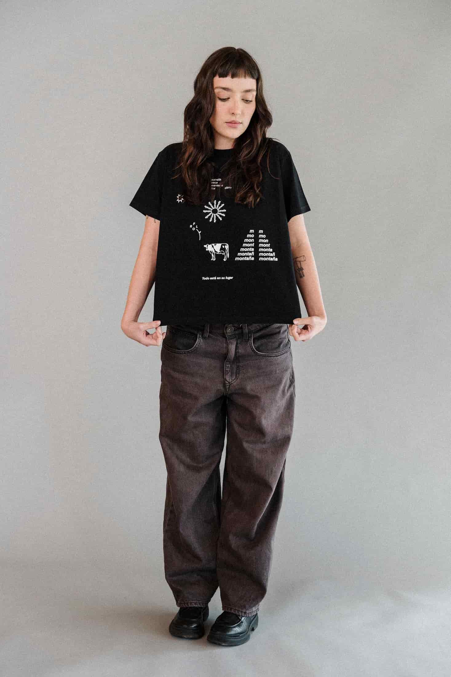 WORDS CROP T-SHIRT - miniatura 1