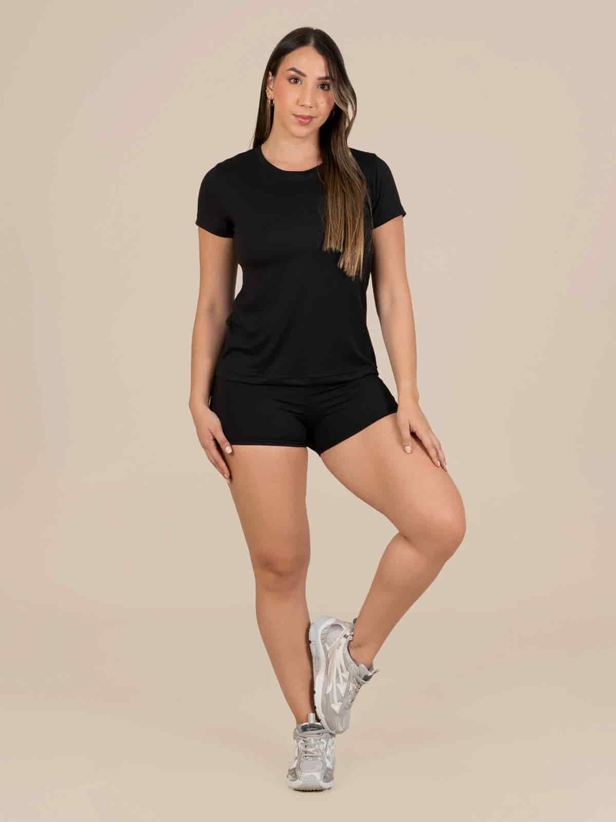 Eire mini short set negro - miniatura 1