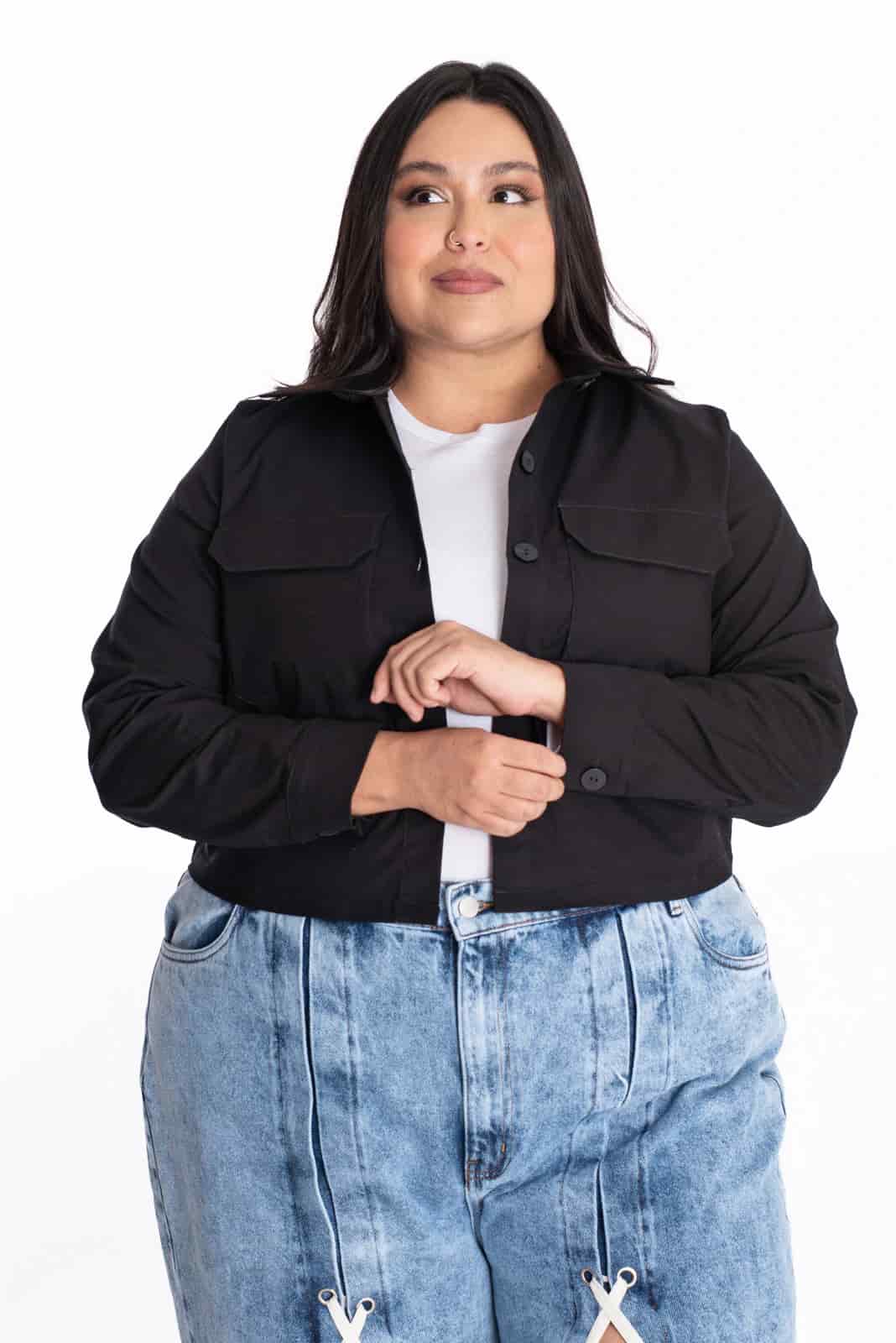 Chaqueta Ramona Negro - miniatura 7