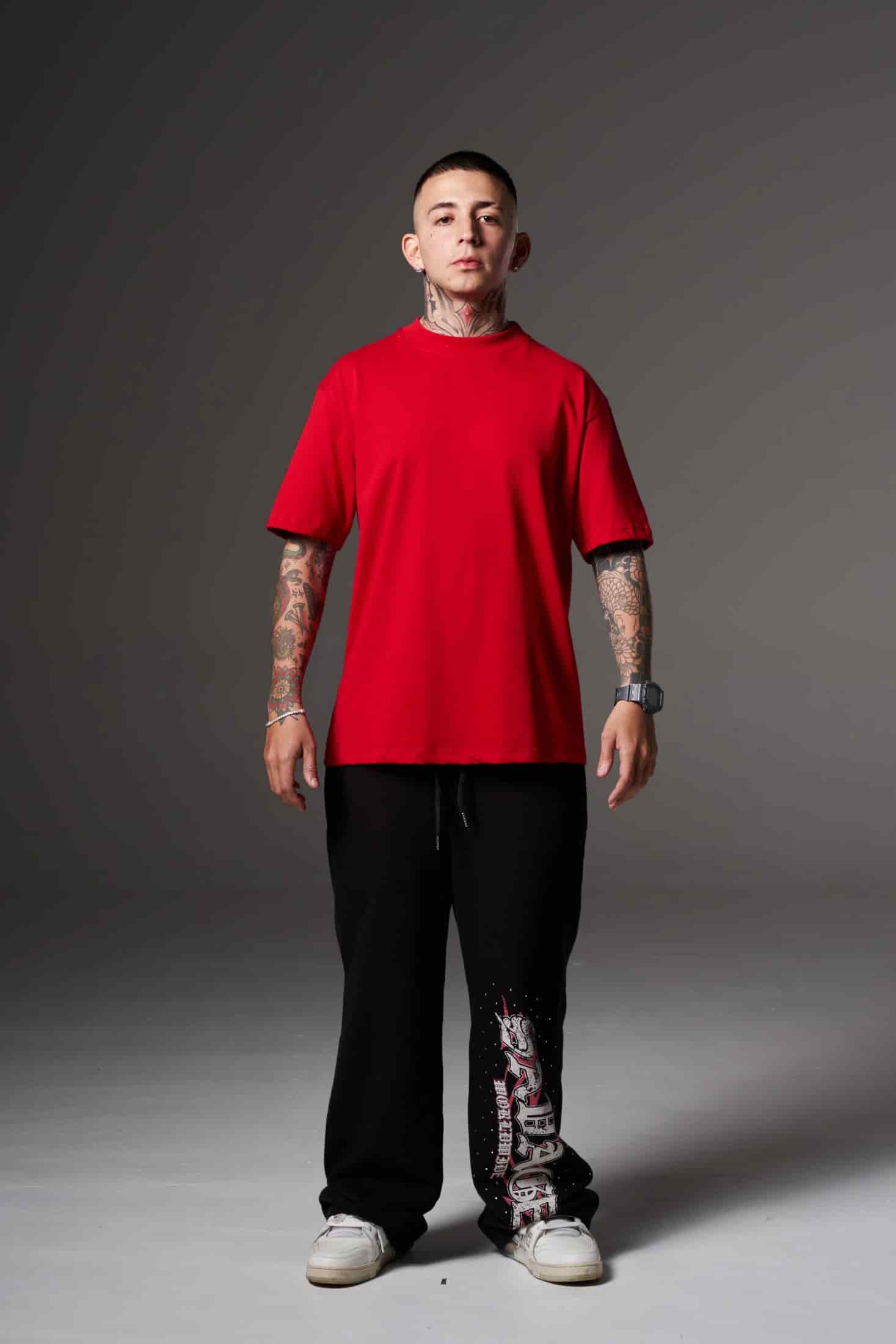 BLANK ROJO  250 GSM 100% ALGODON - miniatura 5
