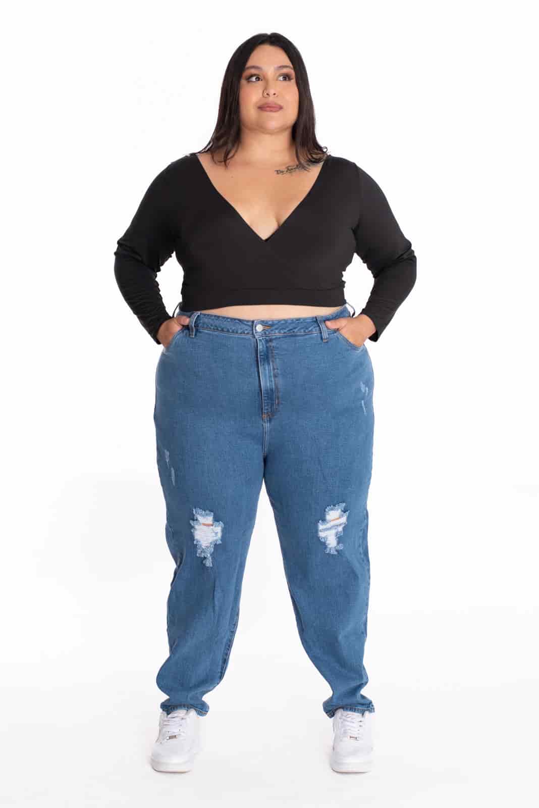 Crop Top Molly Negro - miniatura 4