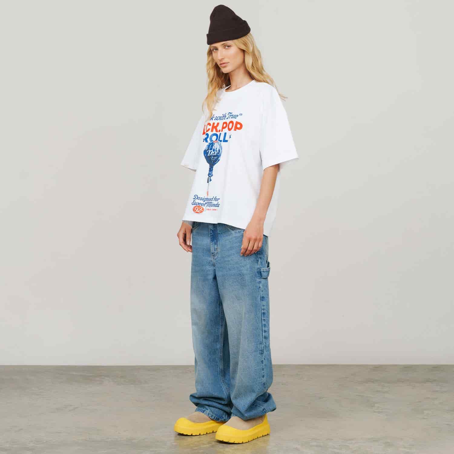 Lollipop Boxy Tee - White - miniatura 9