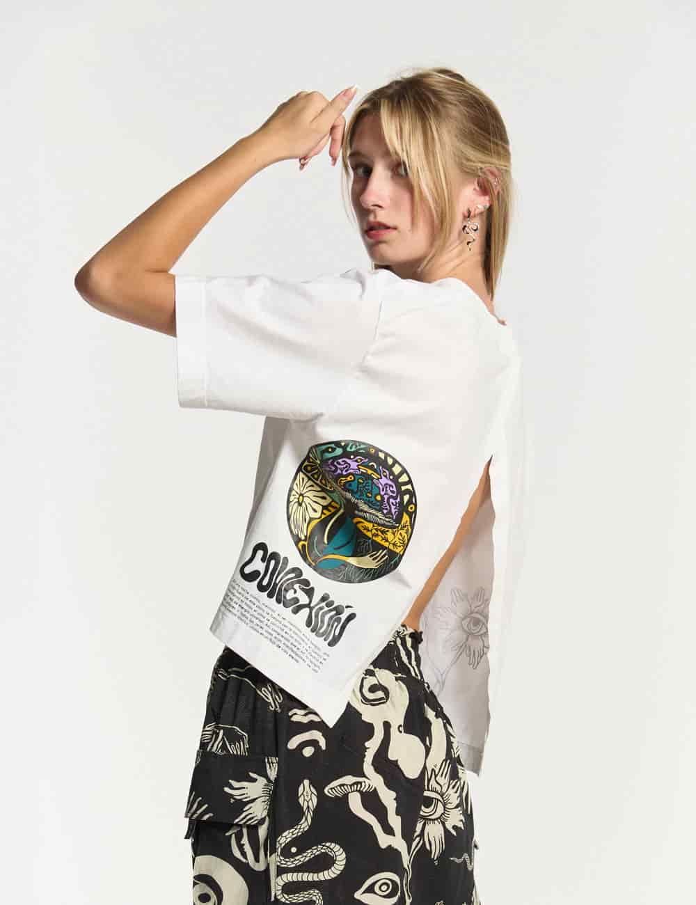 Camiseta Oversize Ucayali crudo Mujer - miniatura 2