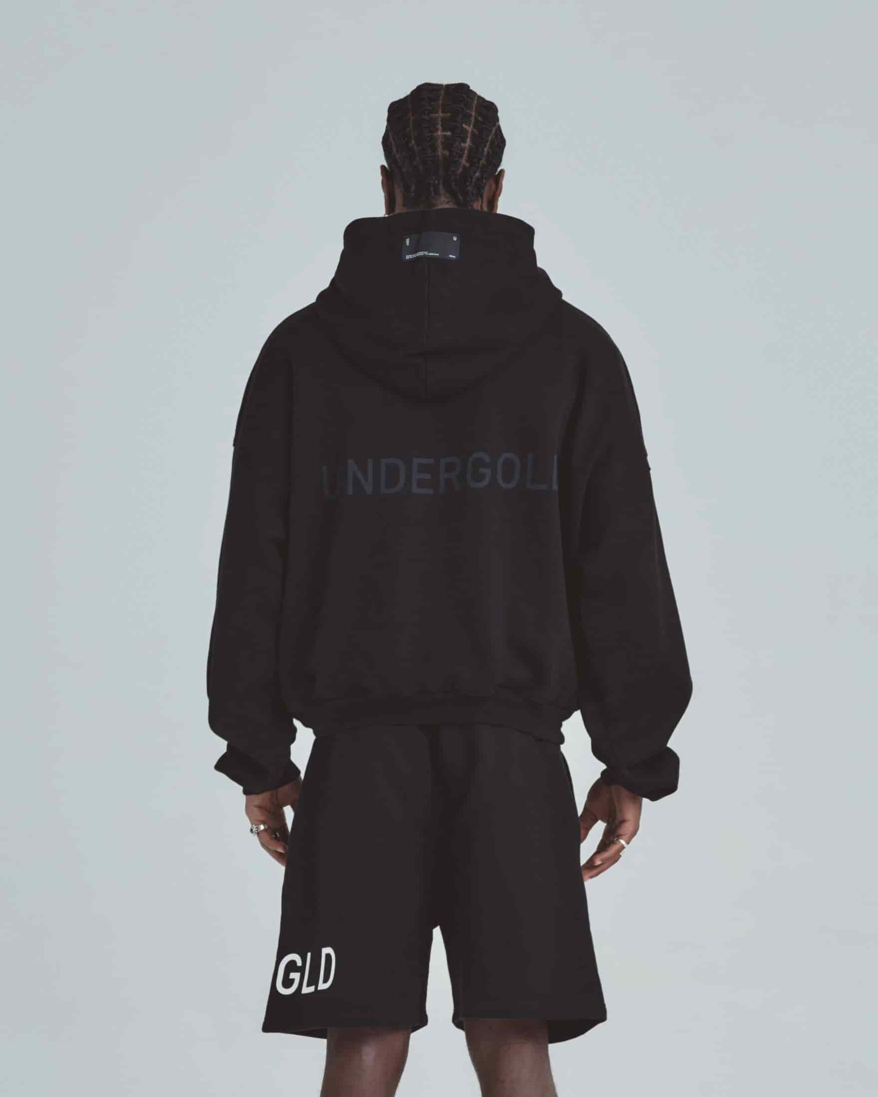 Line Basic Boxy Fit Hoodie Black - miniatura 7