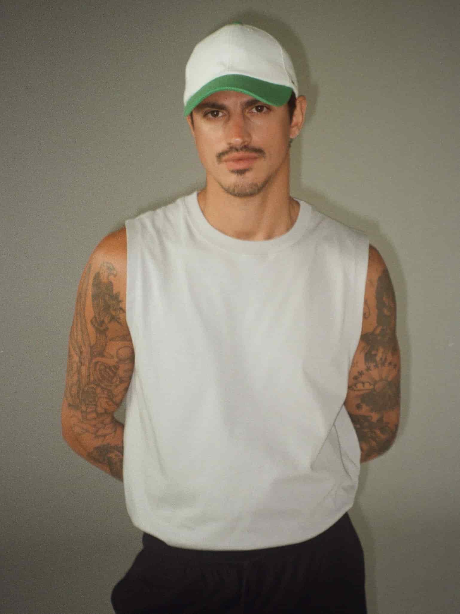 MUSCLE T-SHIRT MEN - GRAY JASPE - miniatura 5