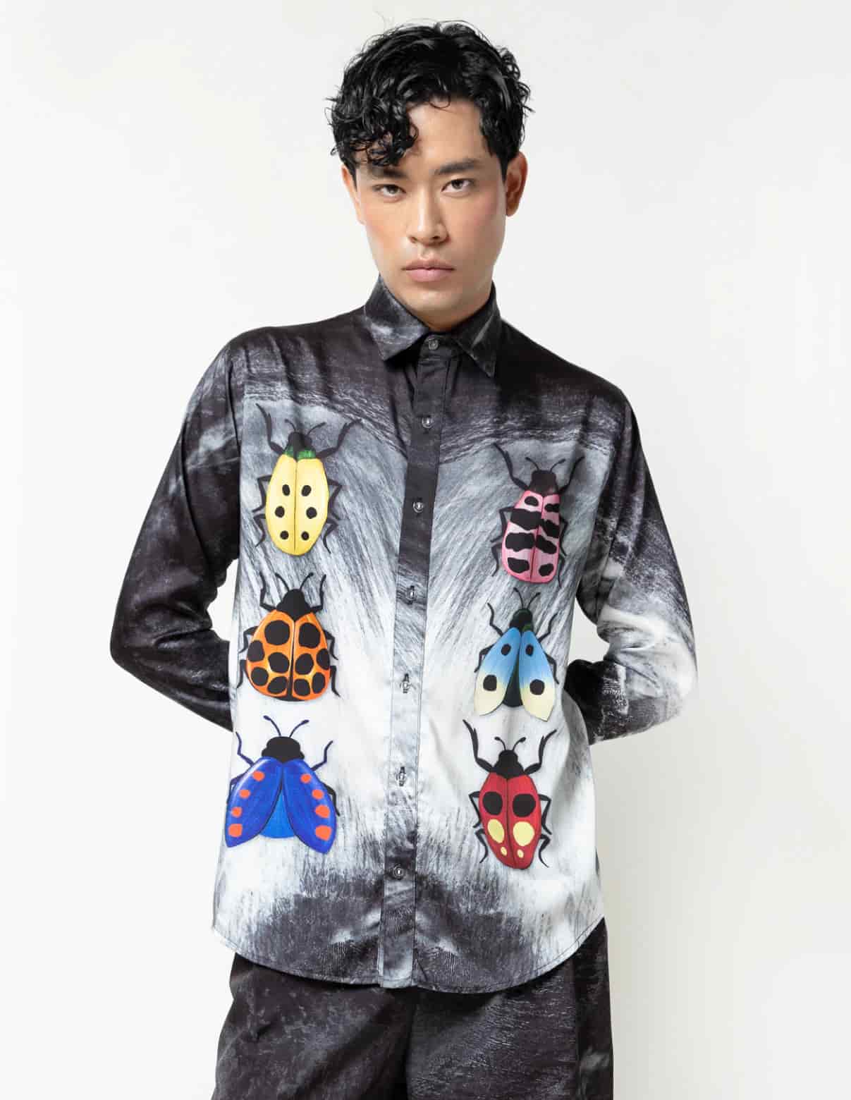 Camisa Manga Larga Unisex / Orbital Bugs - miniatura 1