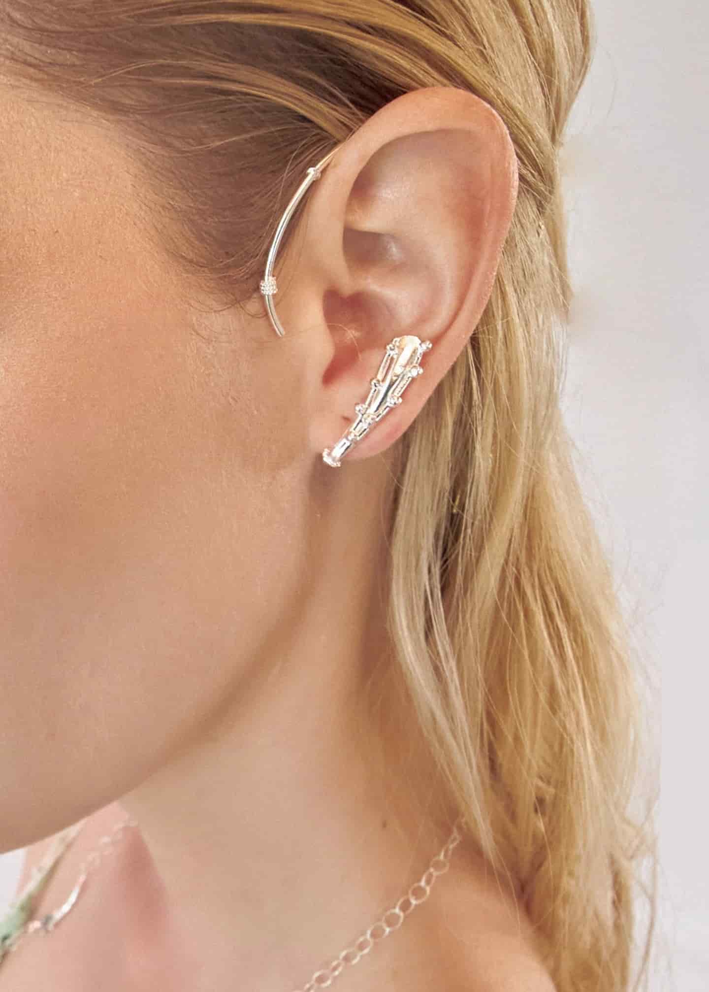 Earcuff Estambre Plata - miniatura 6