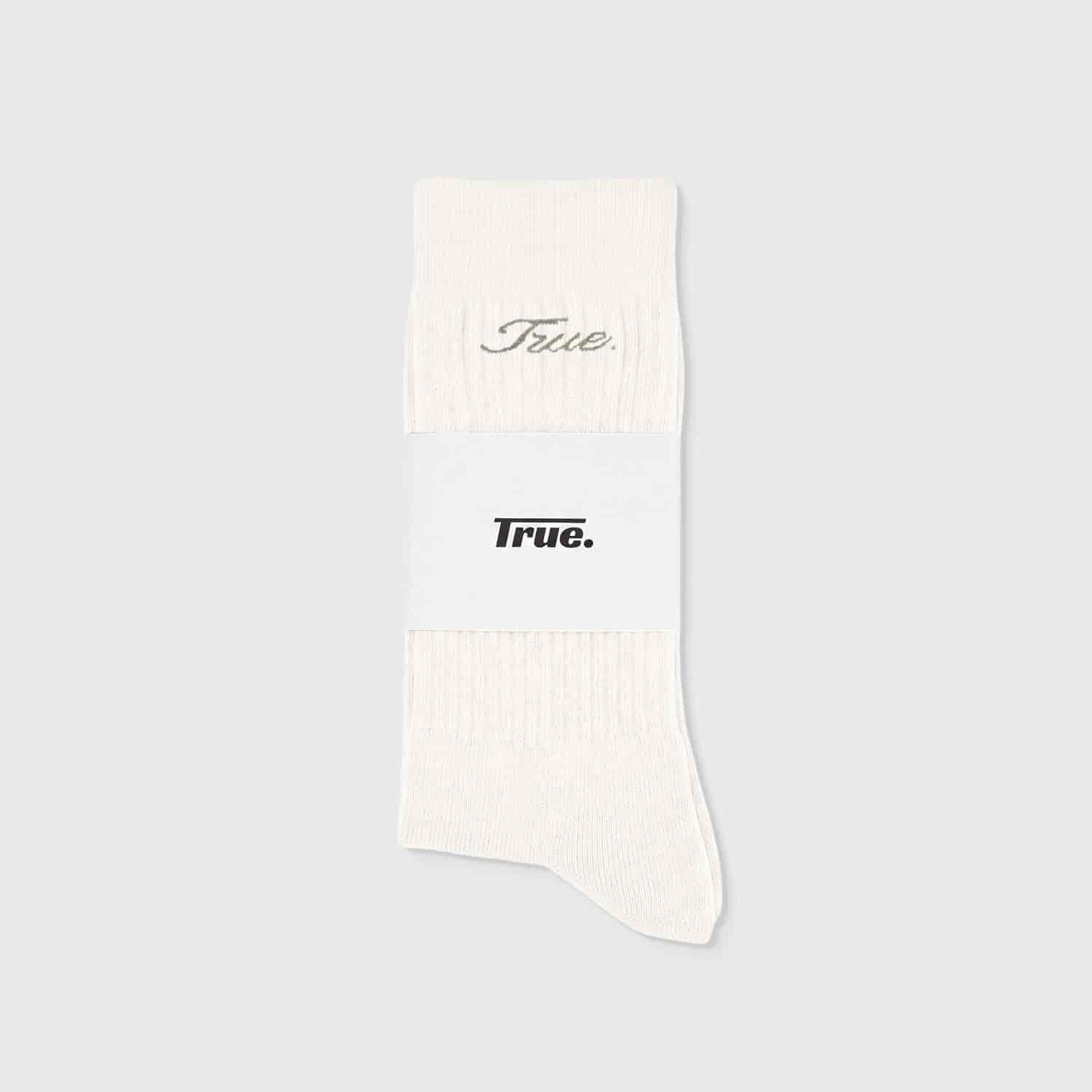True Ribbed Socks - Cream - miniatura 3