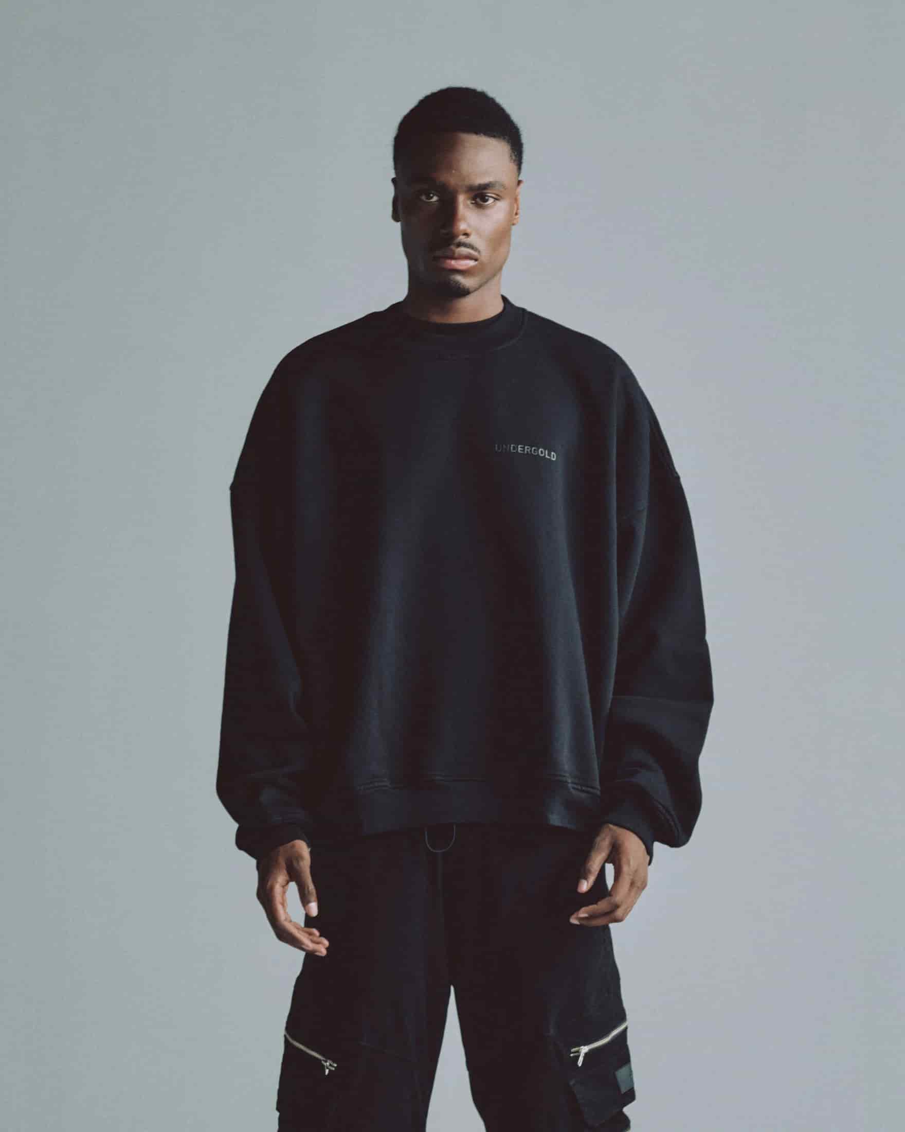 Line Logo Crewneck Black - miniatura 2