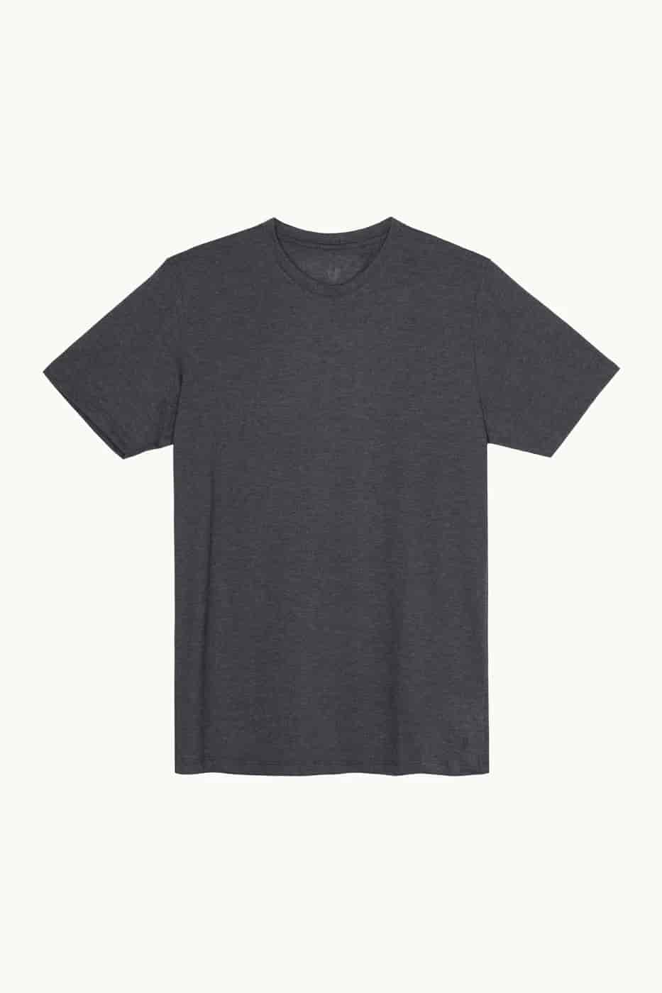 T-shirt Slim Fit 100% Gris Plomo Jaspeado - miniatura 9