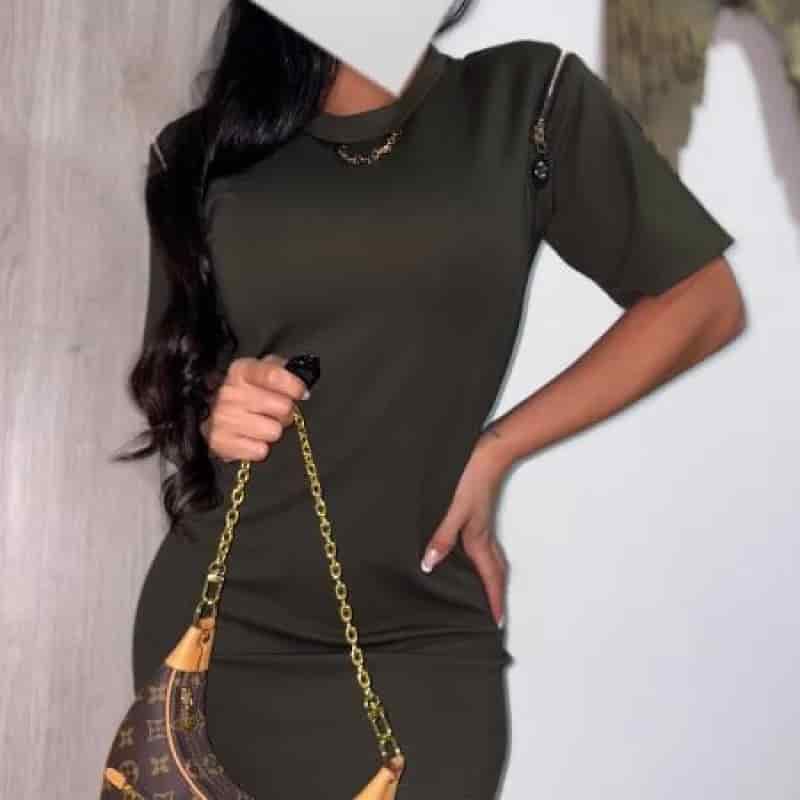 VESTIDO LOUIS VUITTON MILITAR - miniatura 1