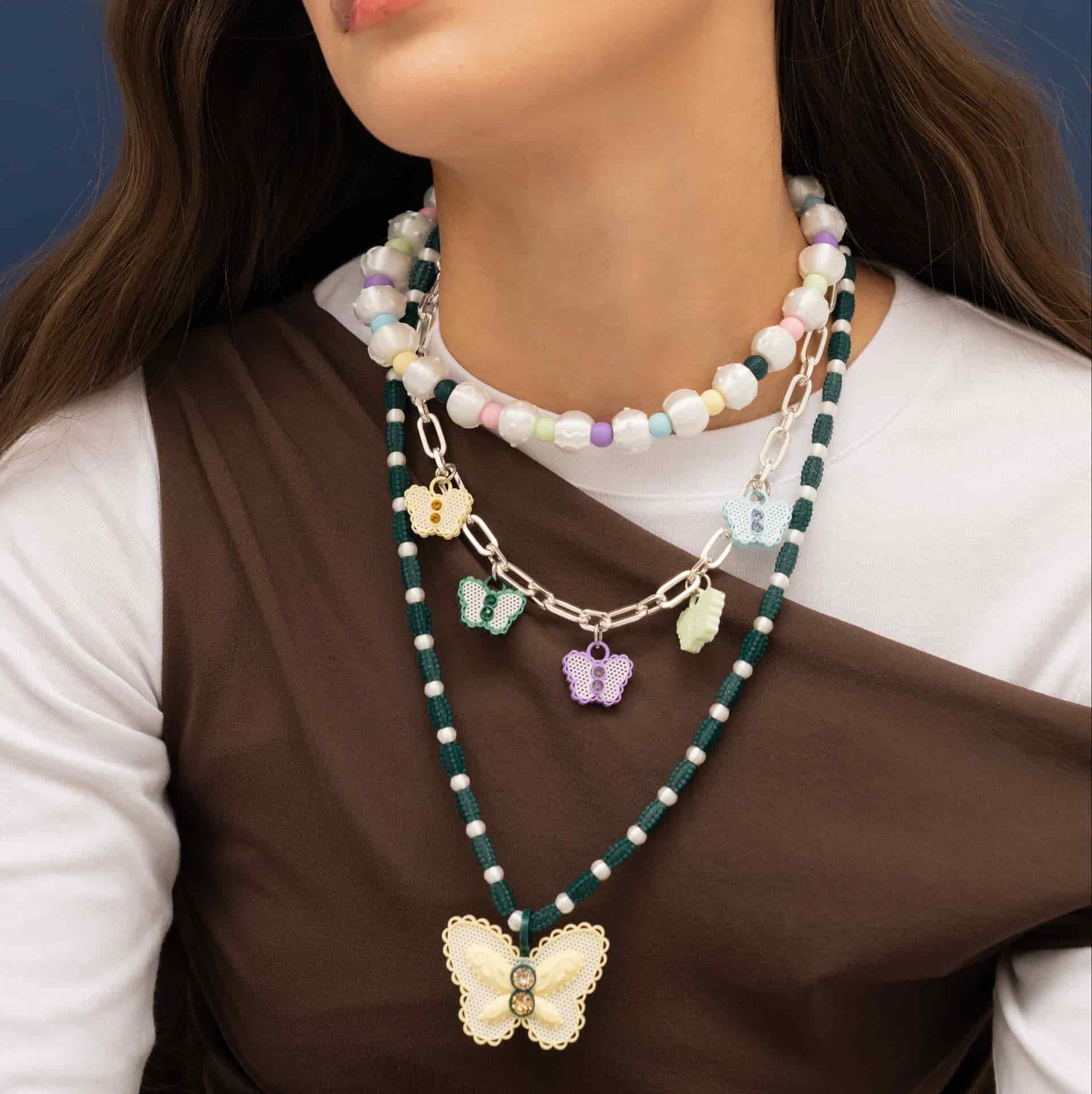 COLLAR DE PERLAS MIX PASTELES - miniatura 2