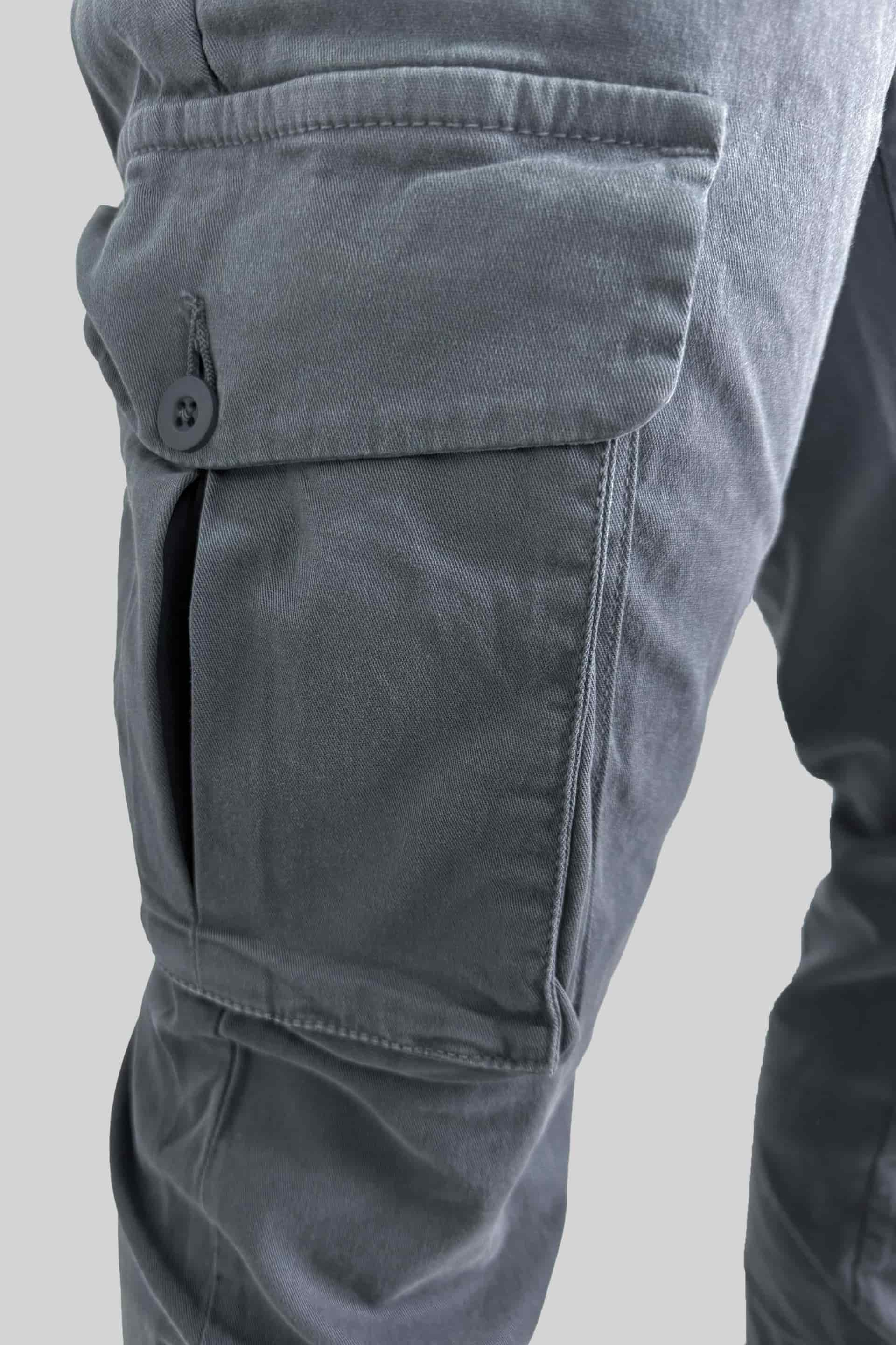 PANTALON CARGO PLOMO - miniatura 3