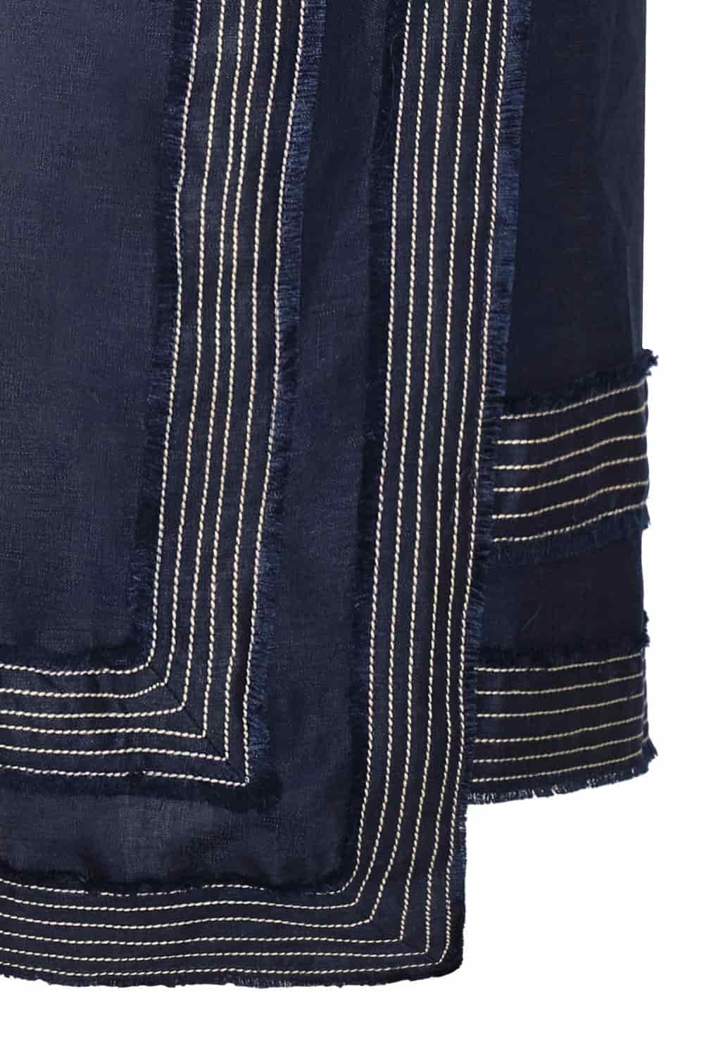 Falda salina azul navy - miniatura 4