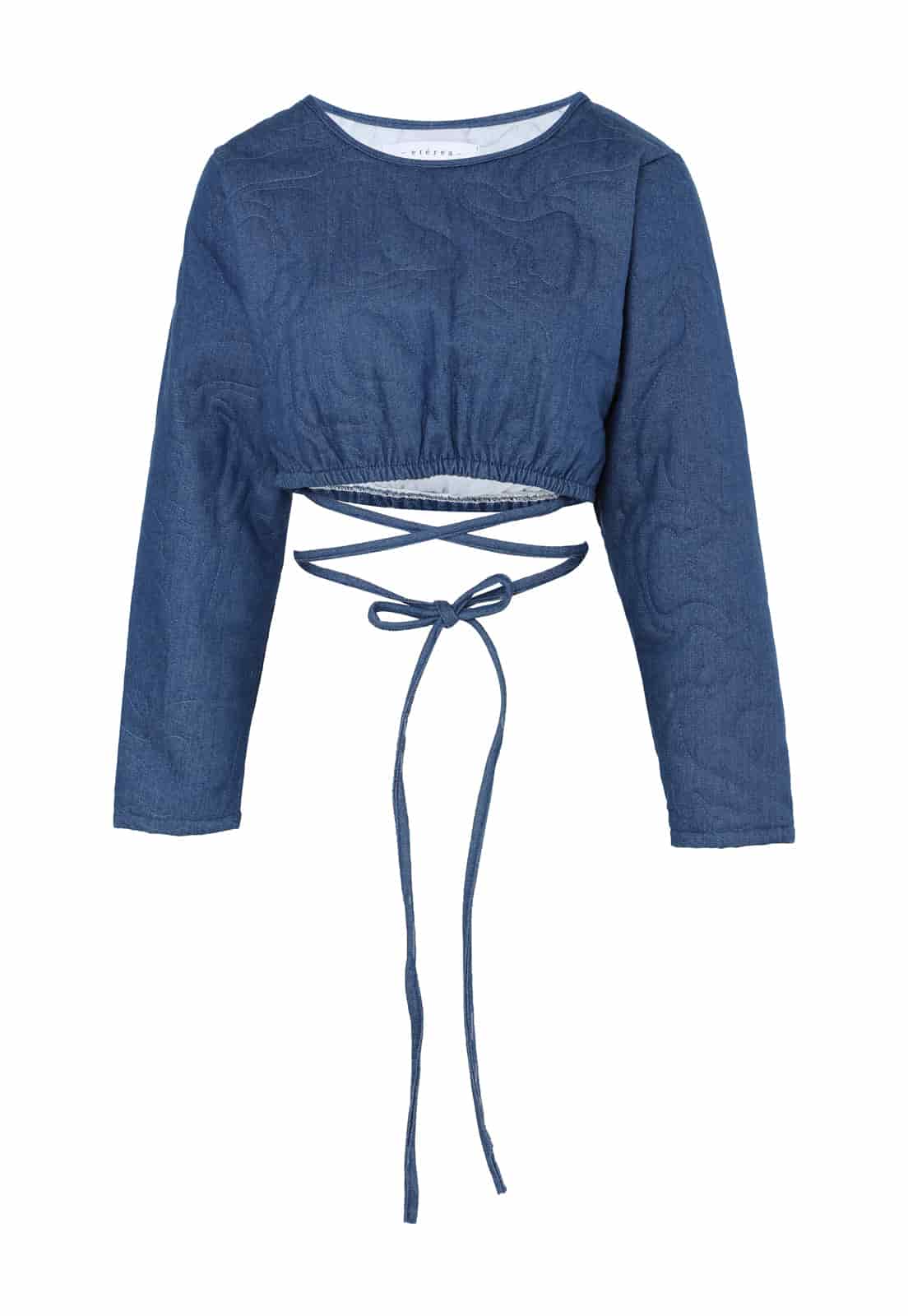 Claude Puffy Shirt Blue - miniatura 3