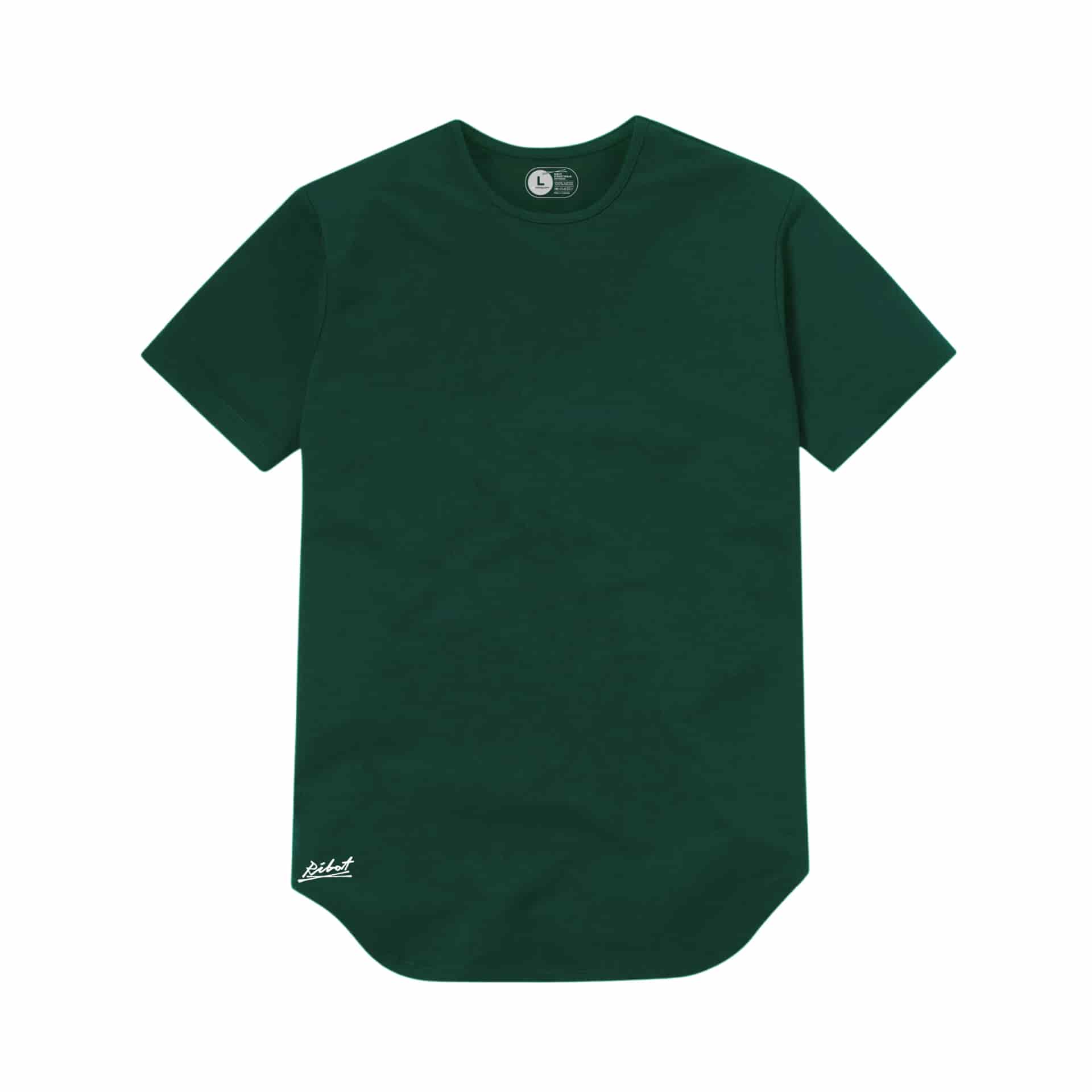 Camiseta Básica Curve Verde Oscuro - miniatura 2