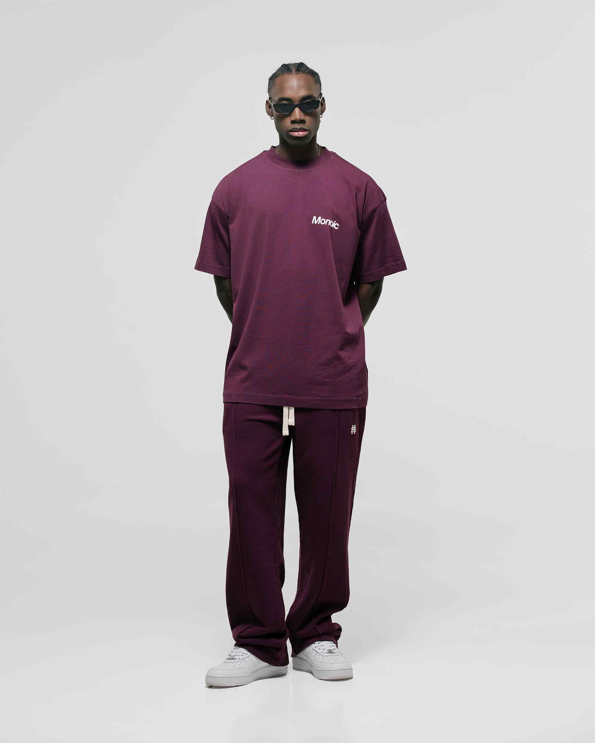 Camiseta Logo Oversized V3 - Burgundy - miniatura 5