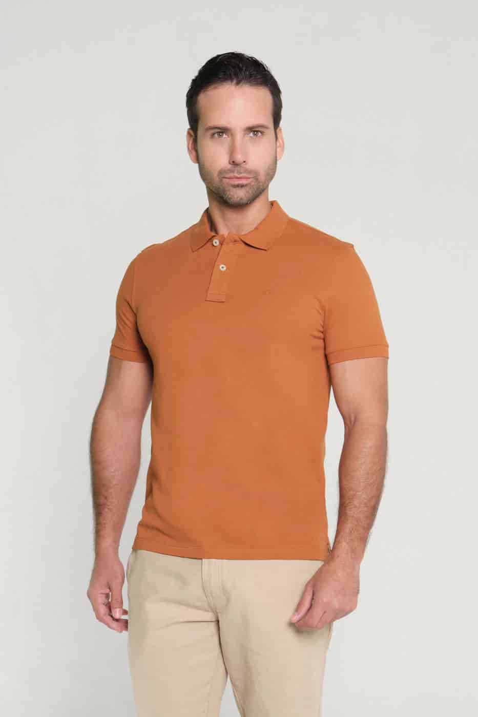 Camiseta Polo Terracota - miniatura 1