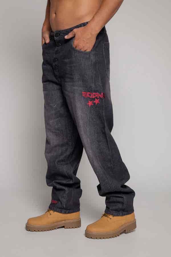Baggy Remainder Stone-Negro - miniatura 2