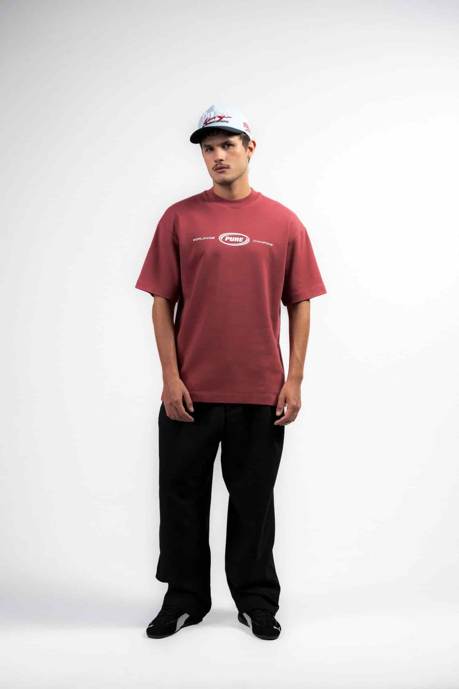 Overdrive Burgundy T-Shirt - miniatura 5