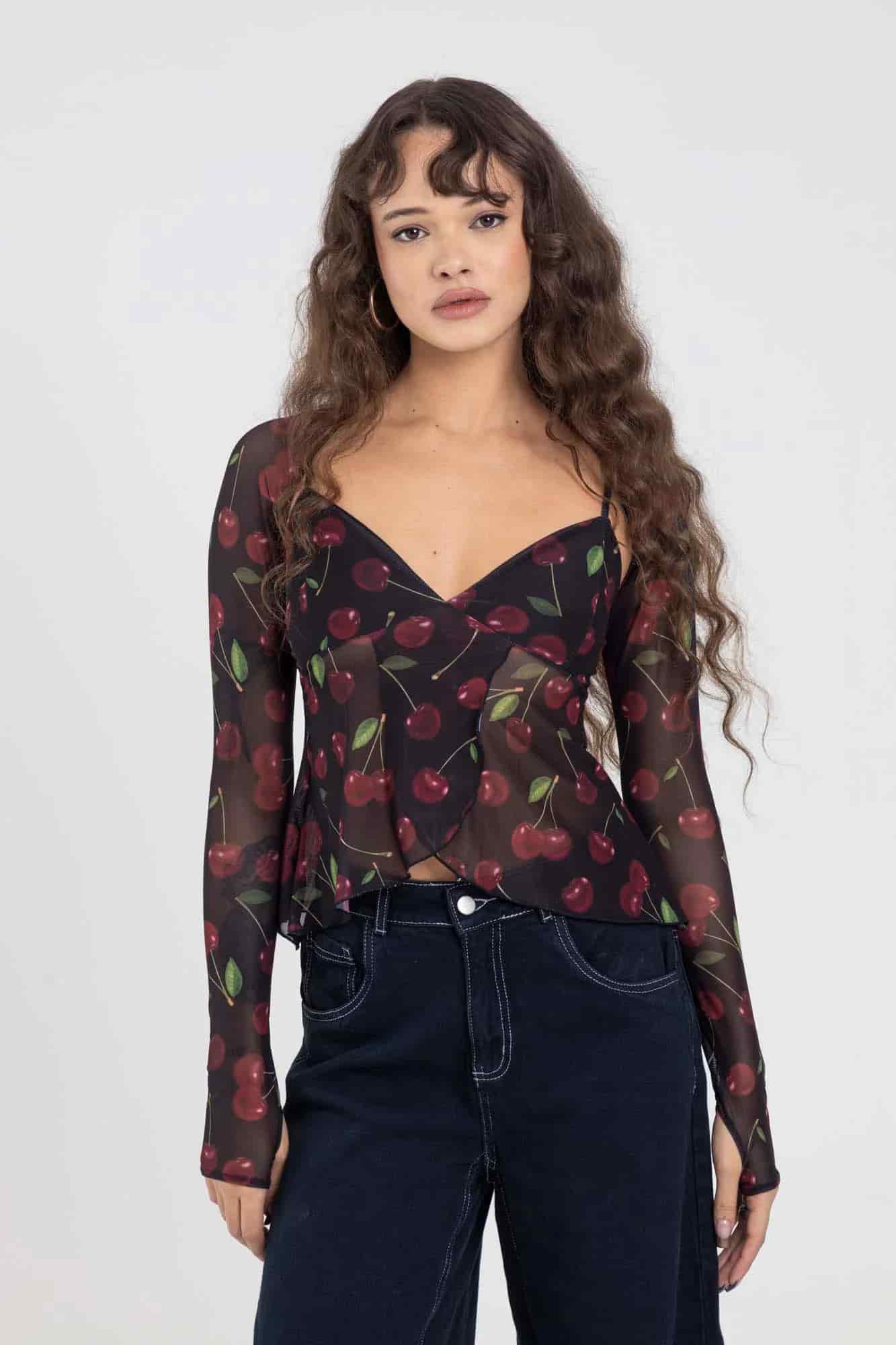 CHERRY MESH TOP - miniatura 13
