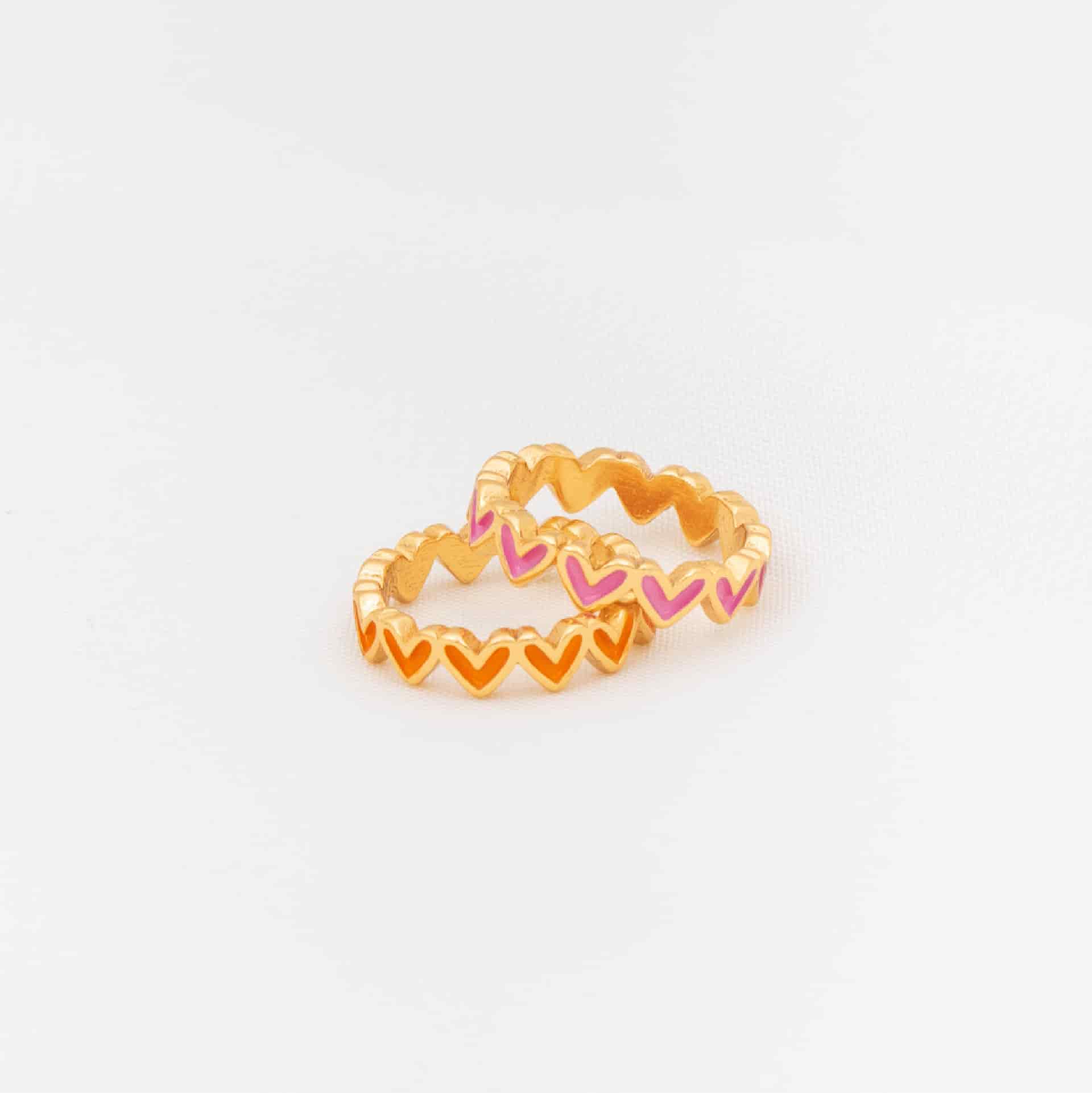 Set Anillo x2 Multicorazones - miniatura 2